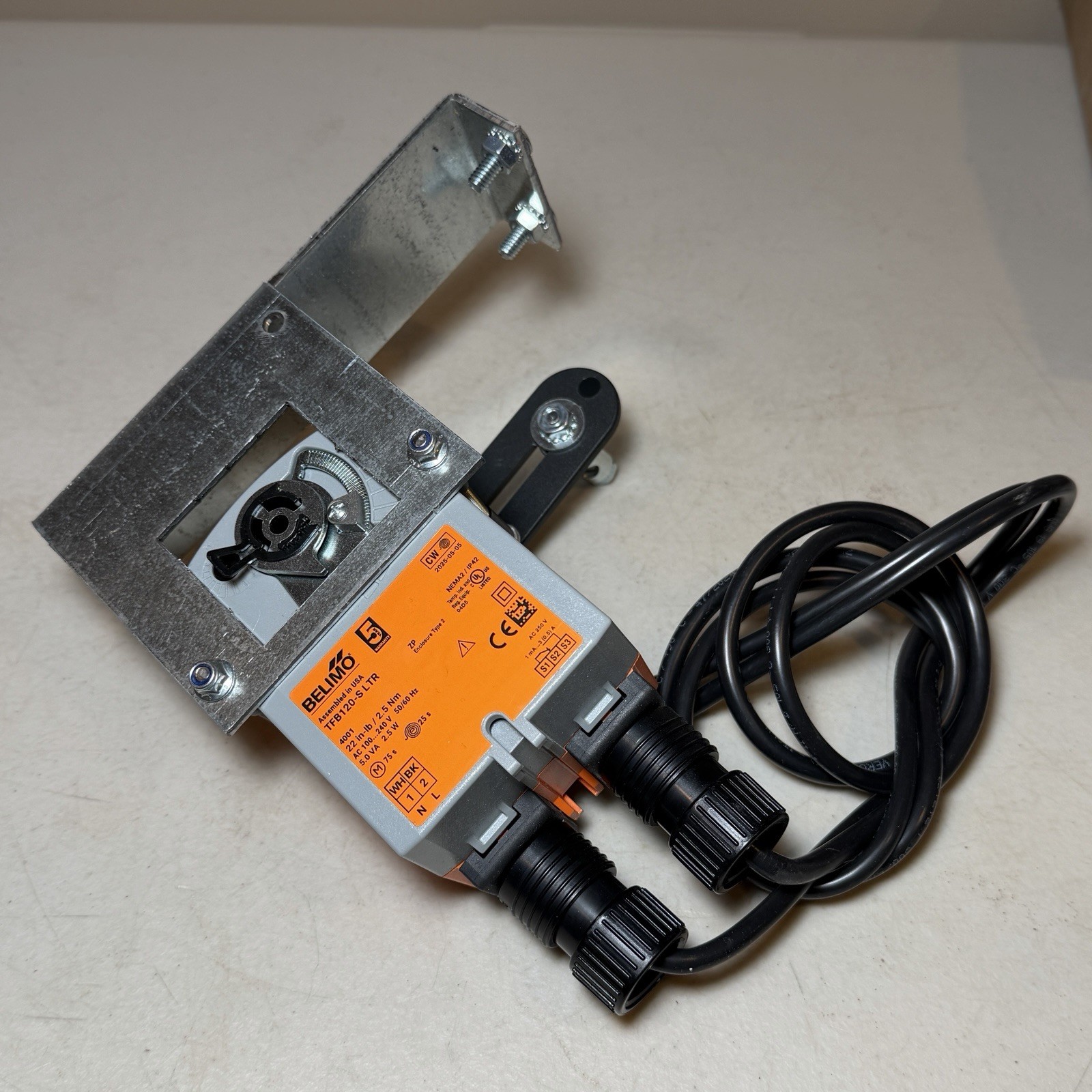 Dayton 5NKP0 Louver Damper Motor Kit, NEW
