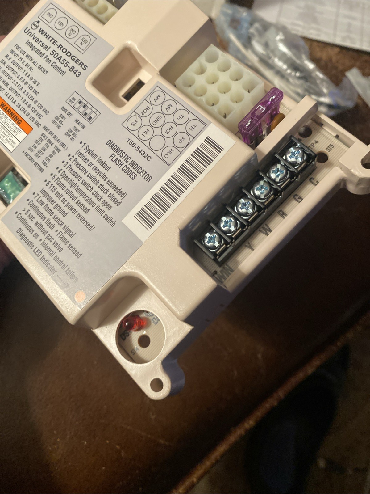 50A55-843 White Rodgers Furnace Ignition Module Control Board New