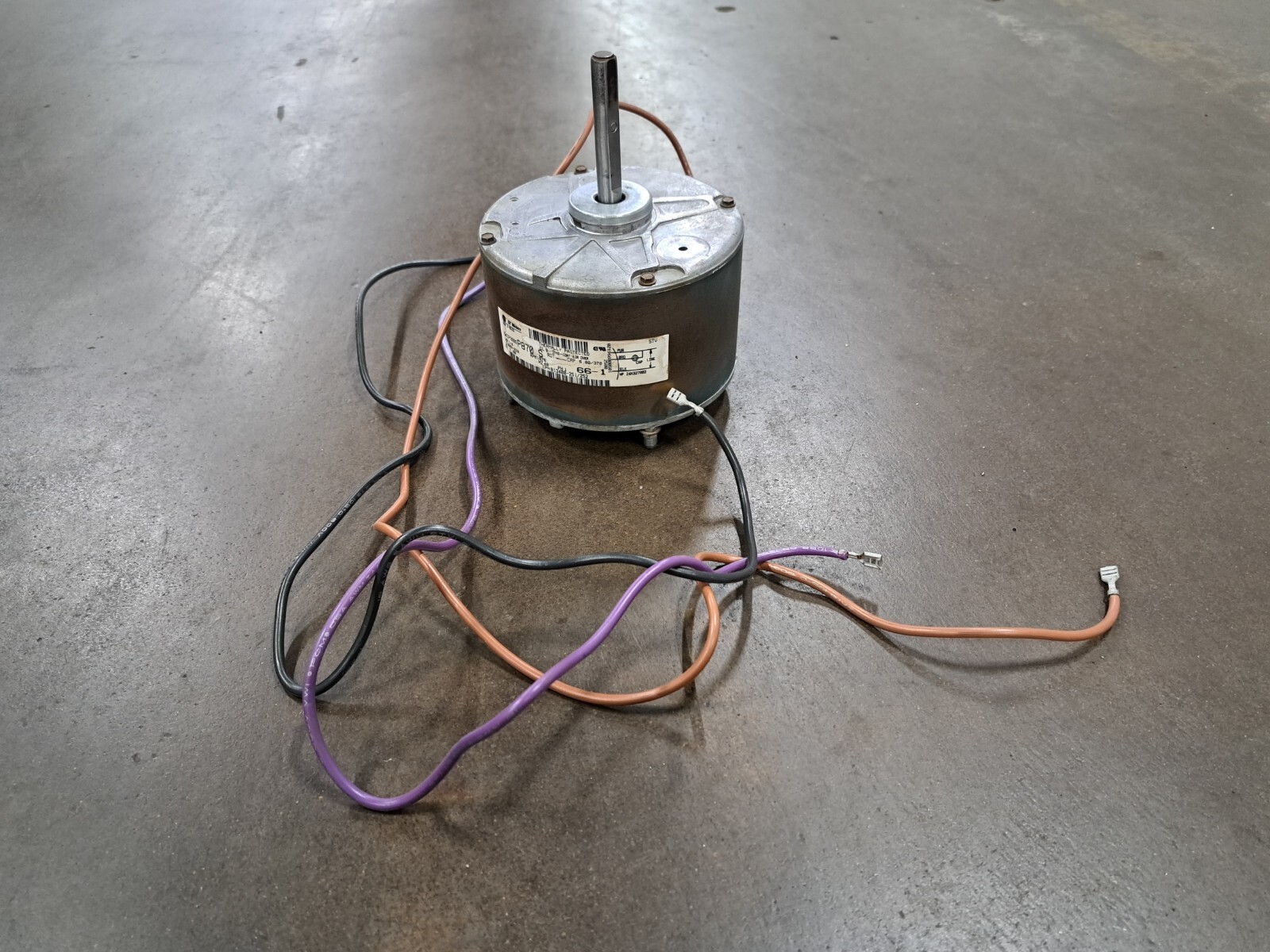 5KCP39BGP870S Genteq Condenser MOTOR, 1/6 HP, 208-230v 1075rpm B13400-251
