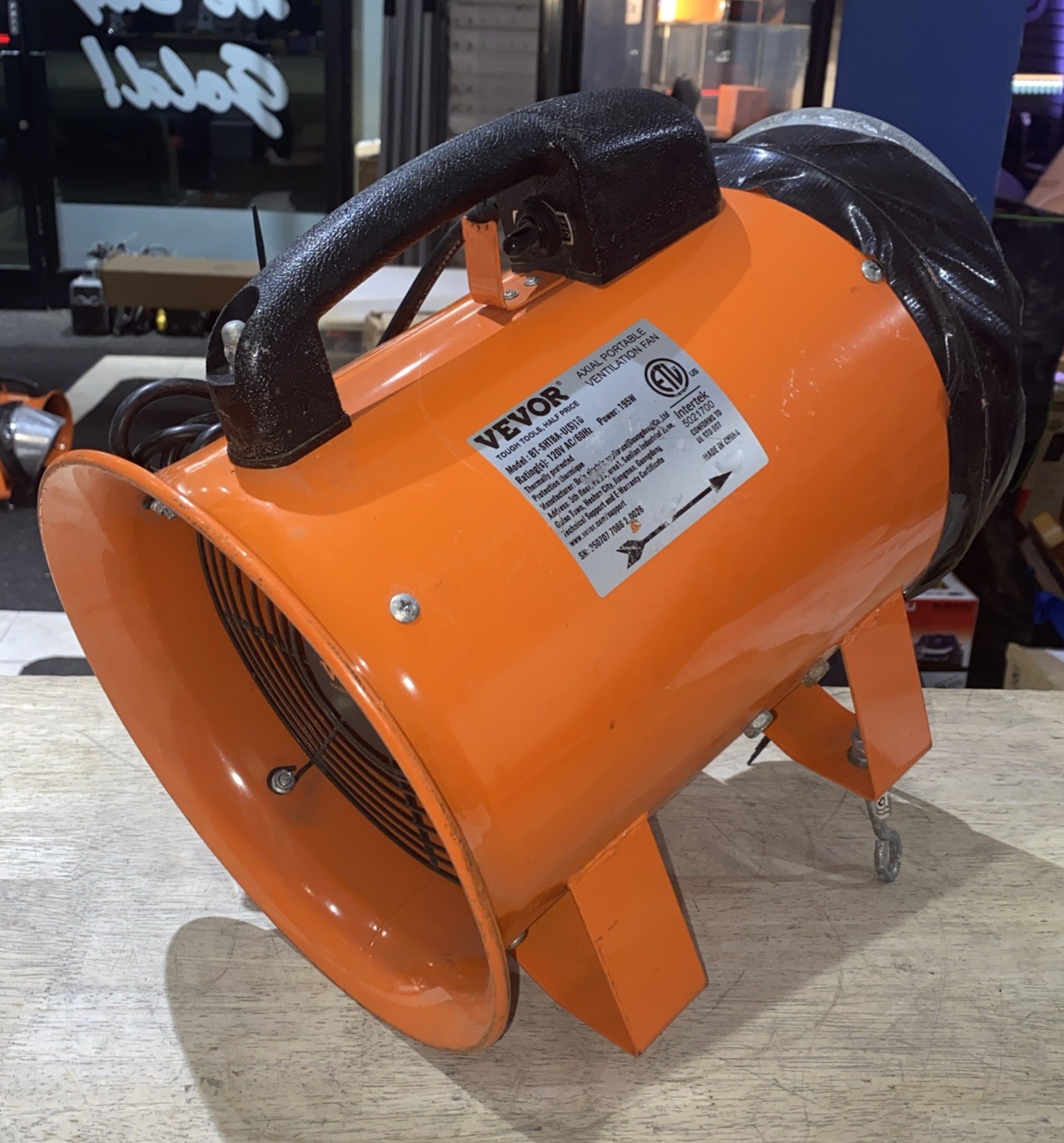 VEVOR 8 Inch Exhaust Fan Industrial Ventilation Fan BT-SHT8A-U(S)10