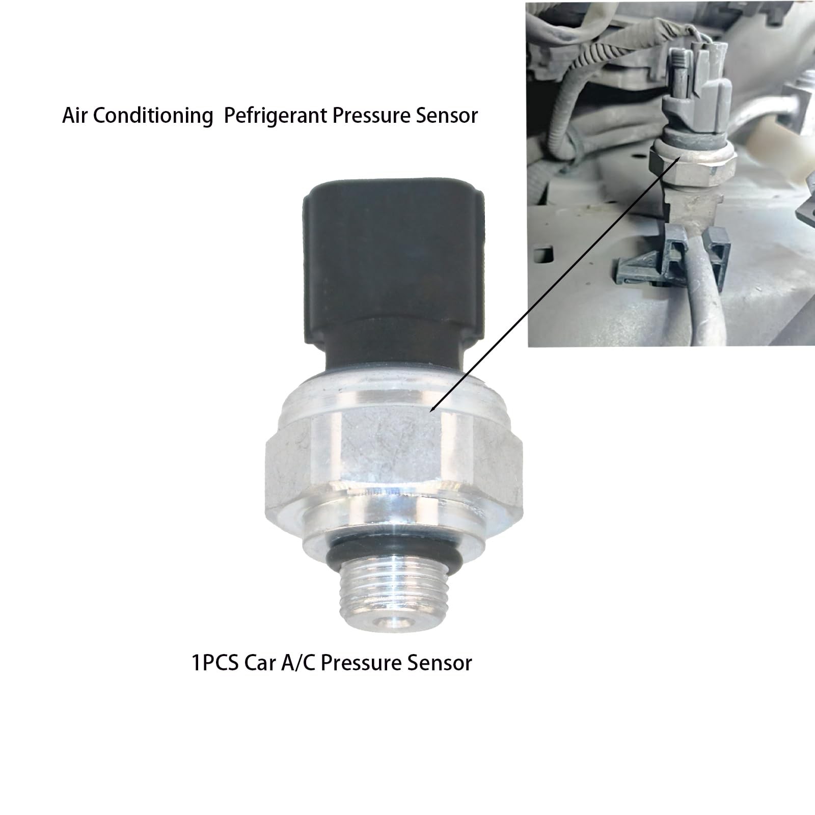 A/C Pressure Switch Sensor, Air Conditioning Refrigerant Pressure Sensor, Com…