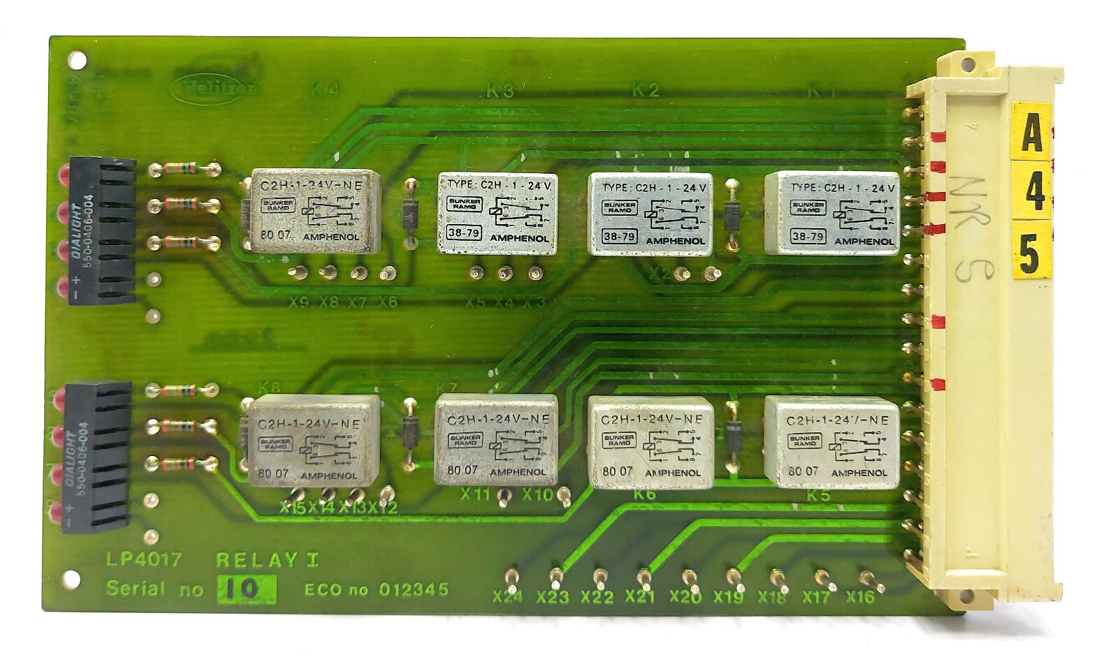 Helitron LP4017 Relay I 4017 Circuit Board