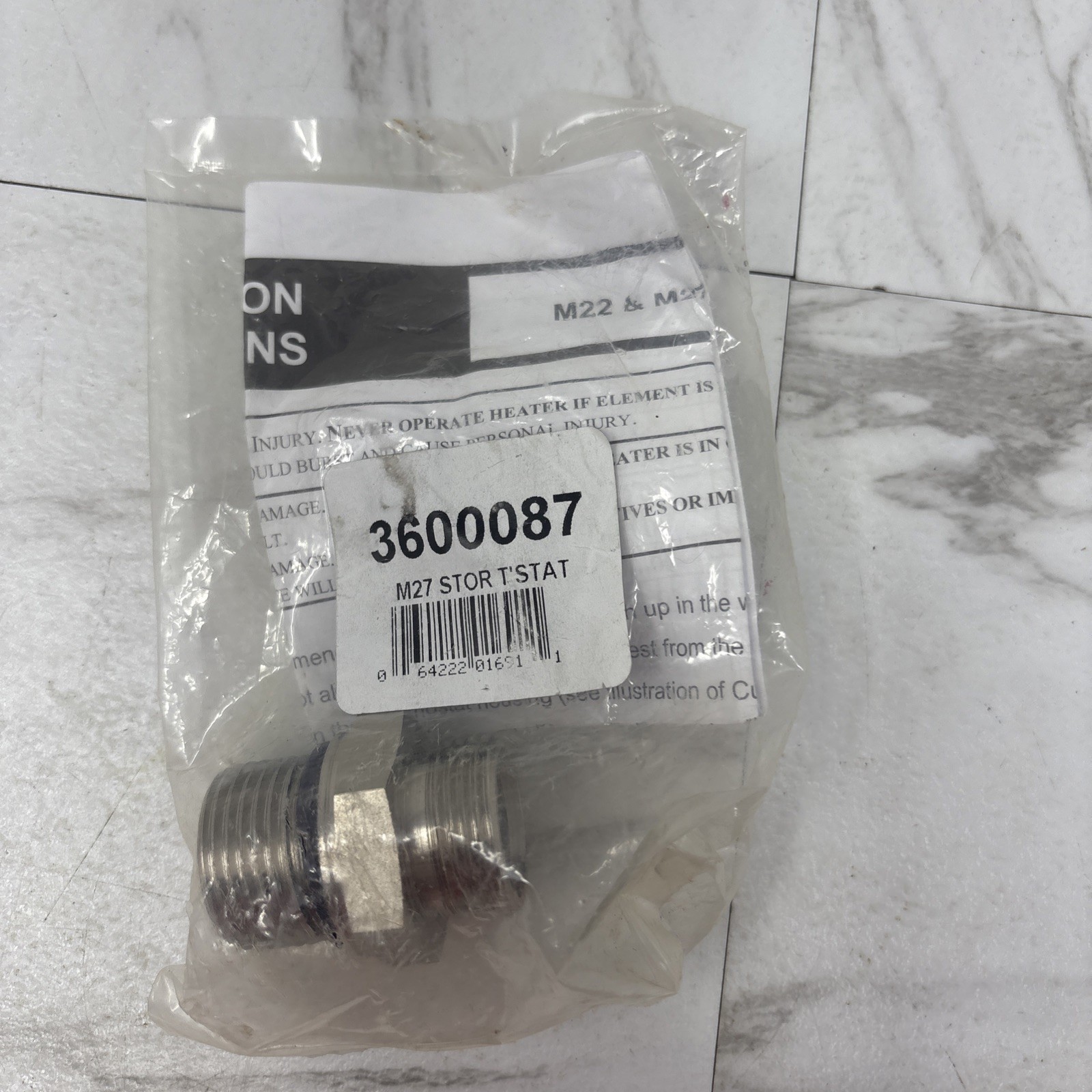 ZEROSTART THERMOSTAT M22 M27 40F-50F 360-0087 3600087