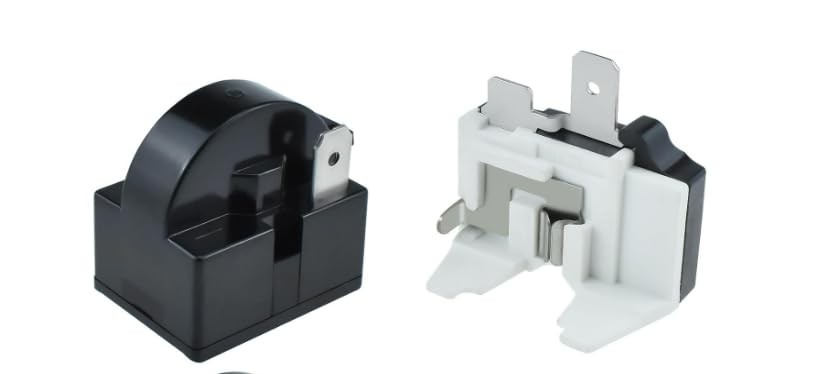 (2 Pieces in) QP2-4R7 QP2-4.7 PTC Starter Relay 1 Pin Refrigerator Starter…