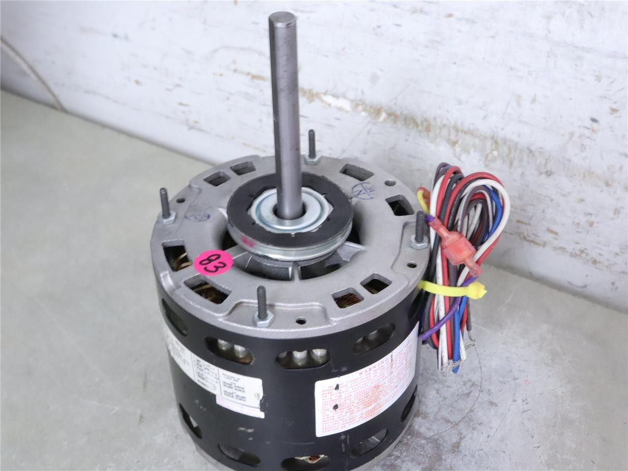 EconoMaster F48AH71A01 Furnace Blower Motor 1/2HP 1075RPM 208-230V 3SPD EM3588