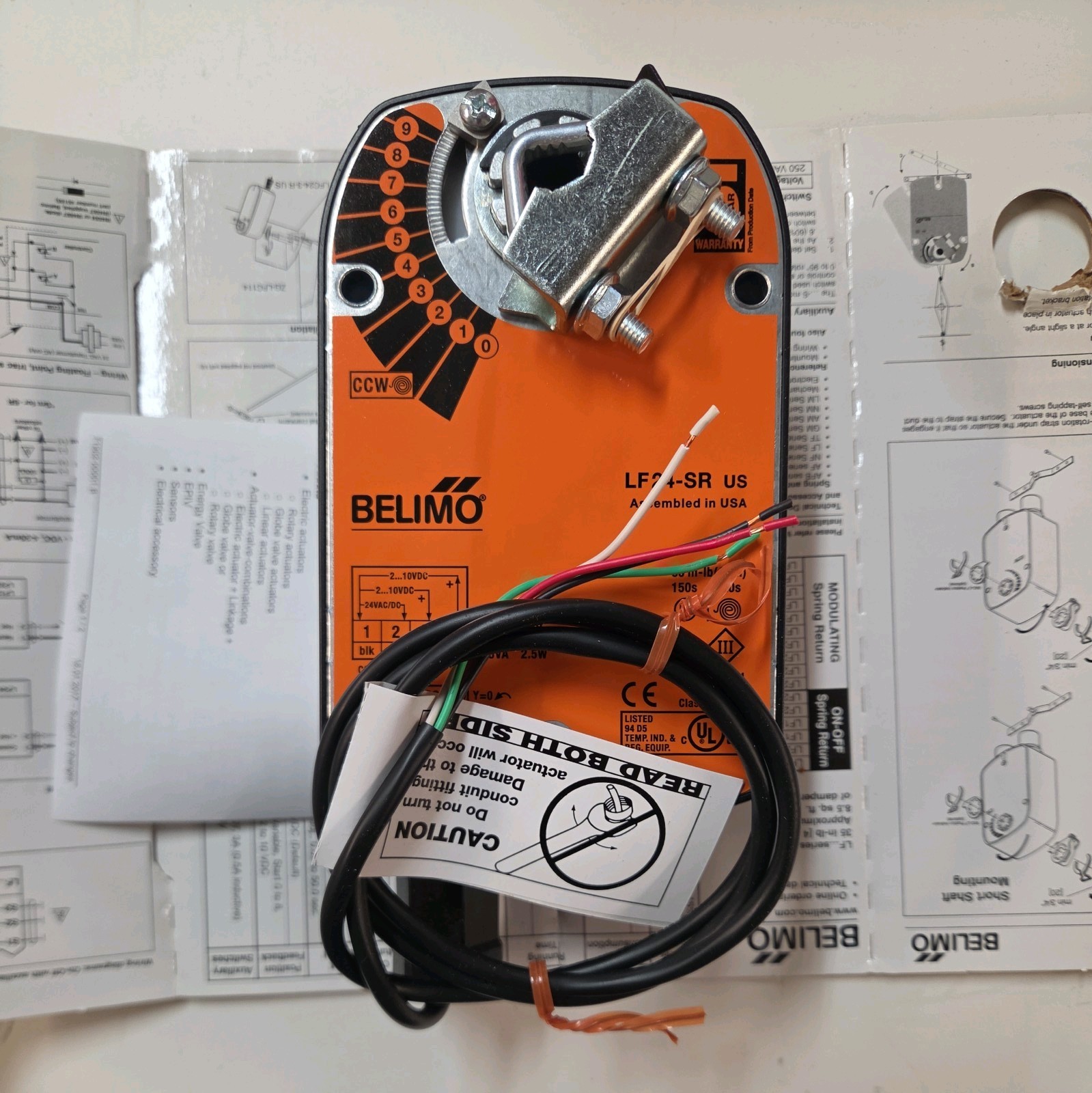 Belimo LF24-SR AC/DC 24V Actuator US Model