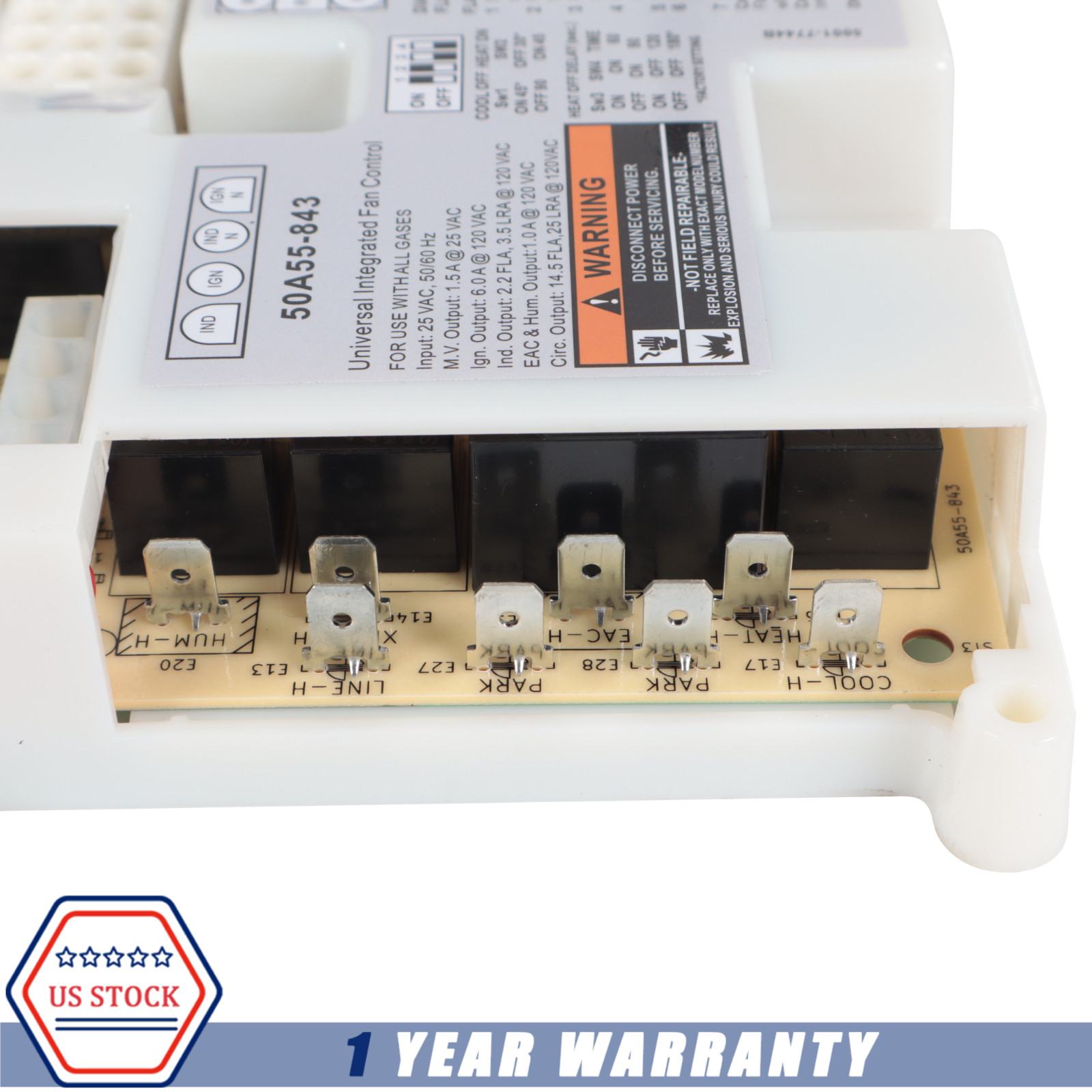 Integrated Furnace Control Board NEW For White Rodgers Lennox 50A55-843