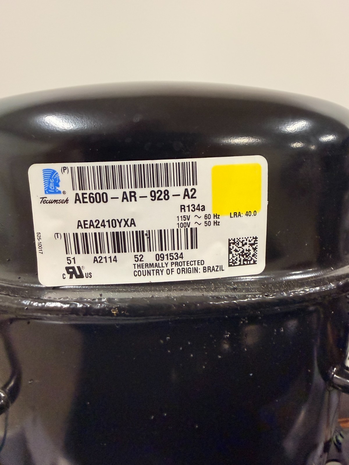 OMNITEAM TECUMSEH COND UNIT AEA 2410 YXAGB 115.V-R134a 1/3HP 60HZ 1PH LOW TEMP