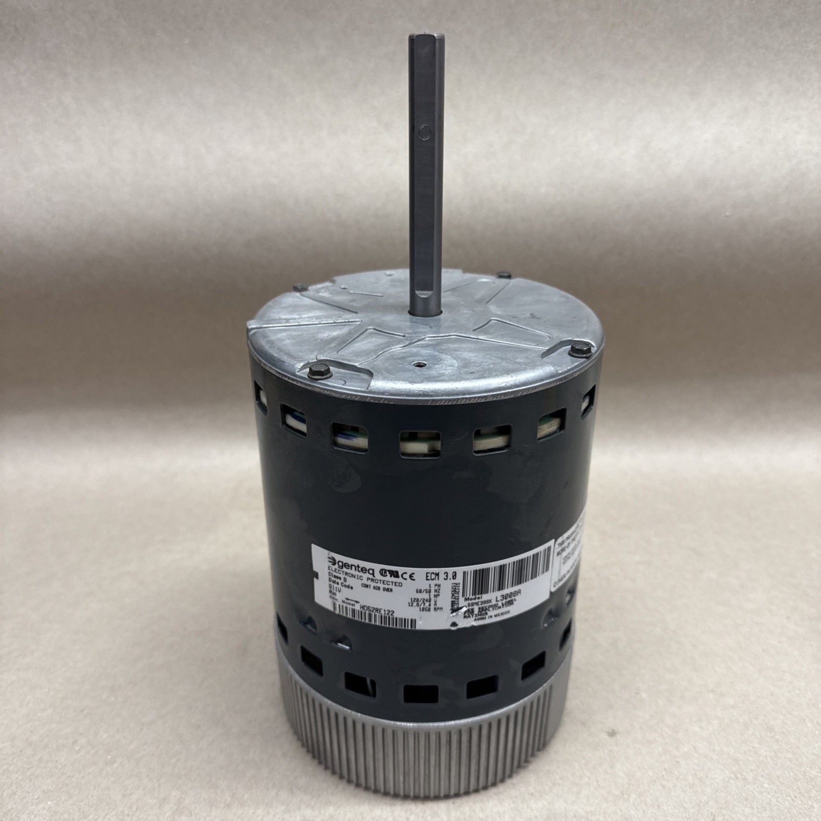 Genteq ECM 3.0 HD52RE122 Blower Motor 5SME39SXL3008A. GC07 1HP