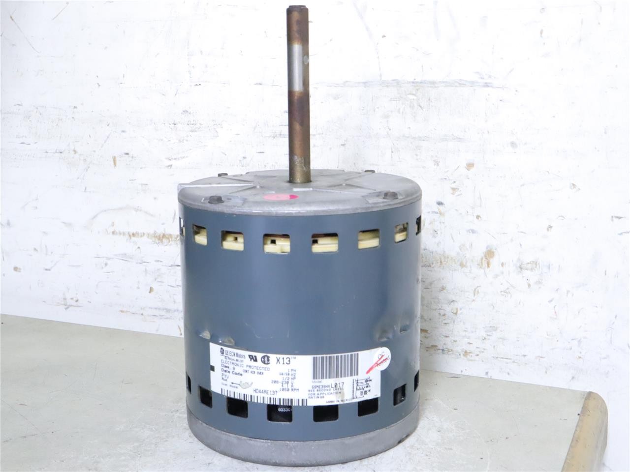 GE Motors X13 ECM Blower Motor 5SME39HXL017A 1/2HP 208-230V 1050RPM HD44AE137