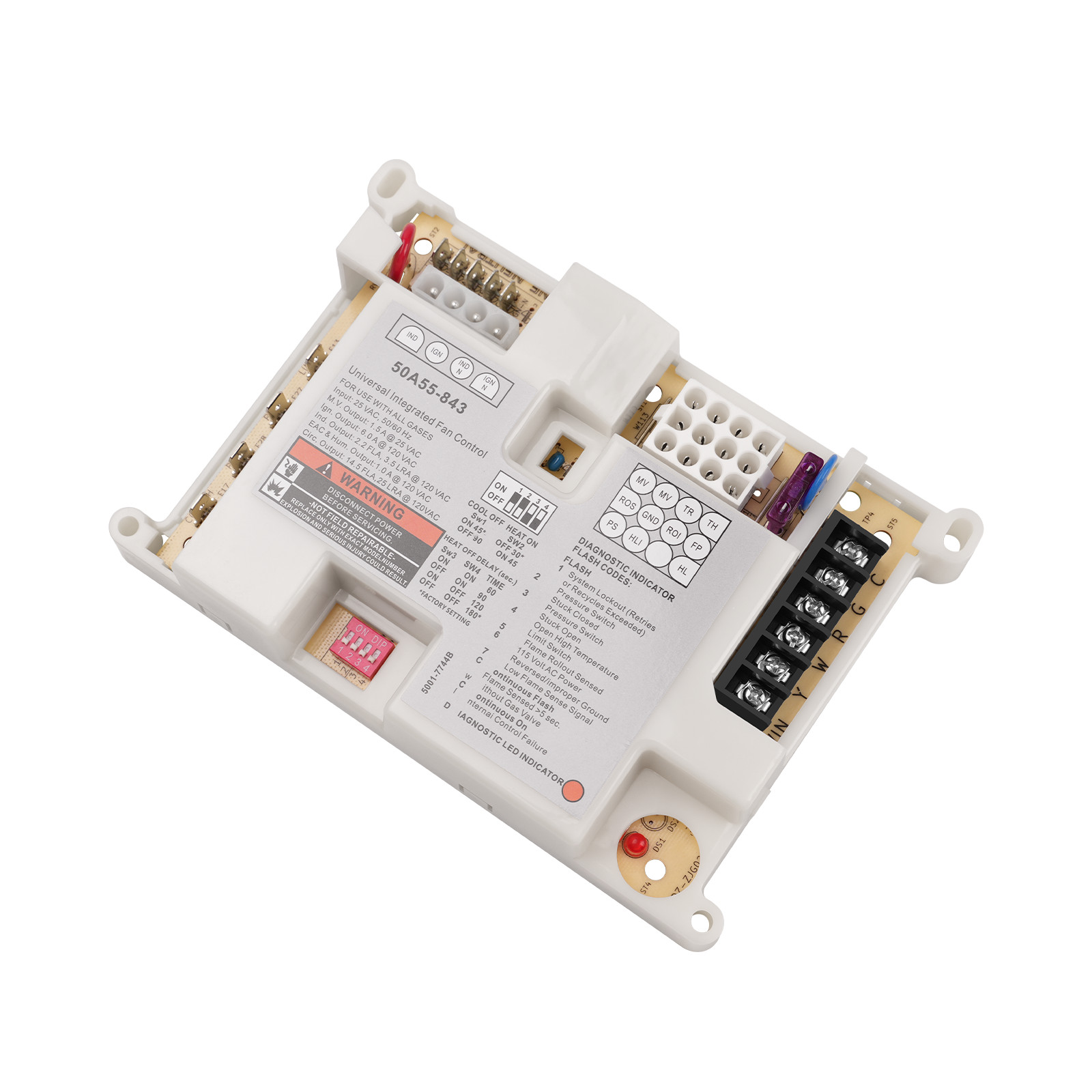 50A55-843 Ignition Control Module Universal Integrated Furnace Control Board NEW
