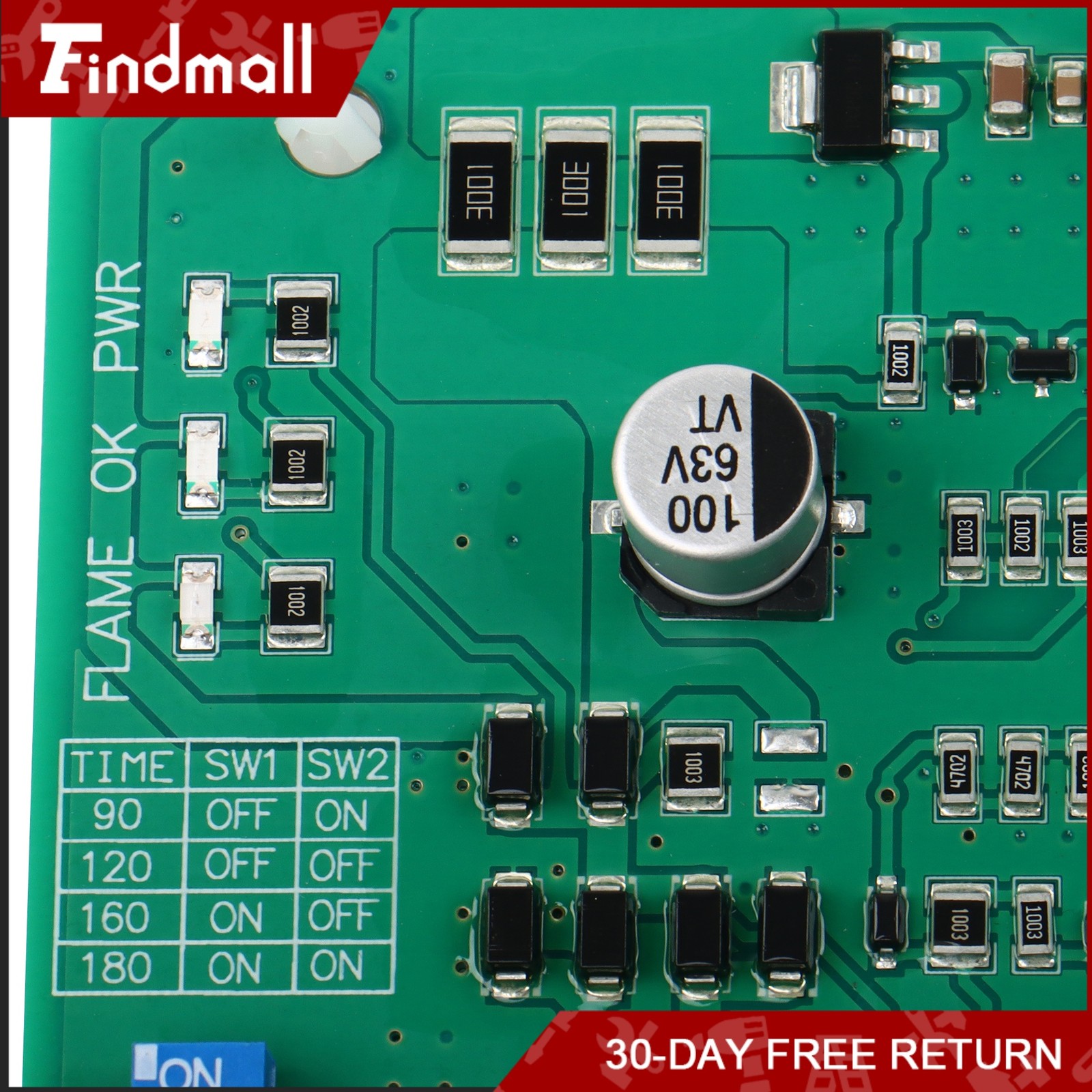 Findmall Furnace Circuit Board 62-24140-02 1028-928 62-24140-04 Control Board