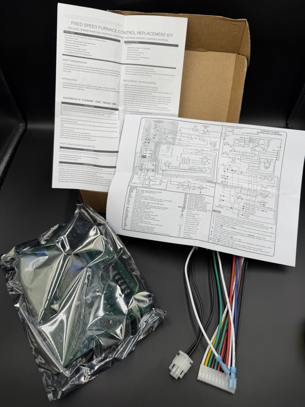 ICM282A Replacement Furnace Control Board Module for CARRIER -Wauebuly Open Box