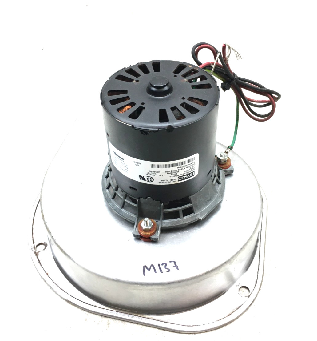 FASCO 70218928 Draft Inducer Blower Motor Assembly X38080029010 used #M137