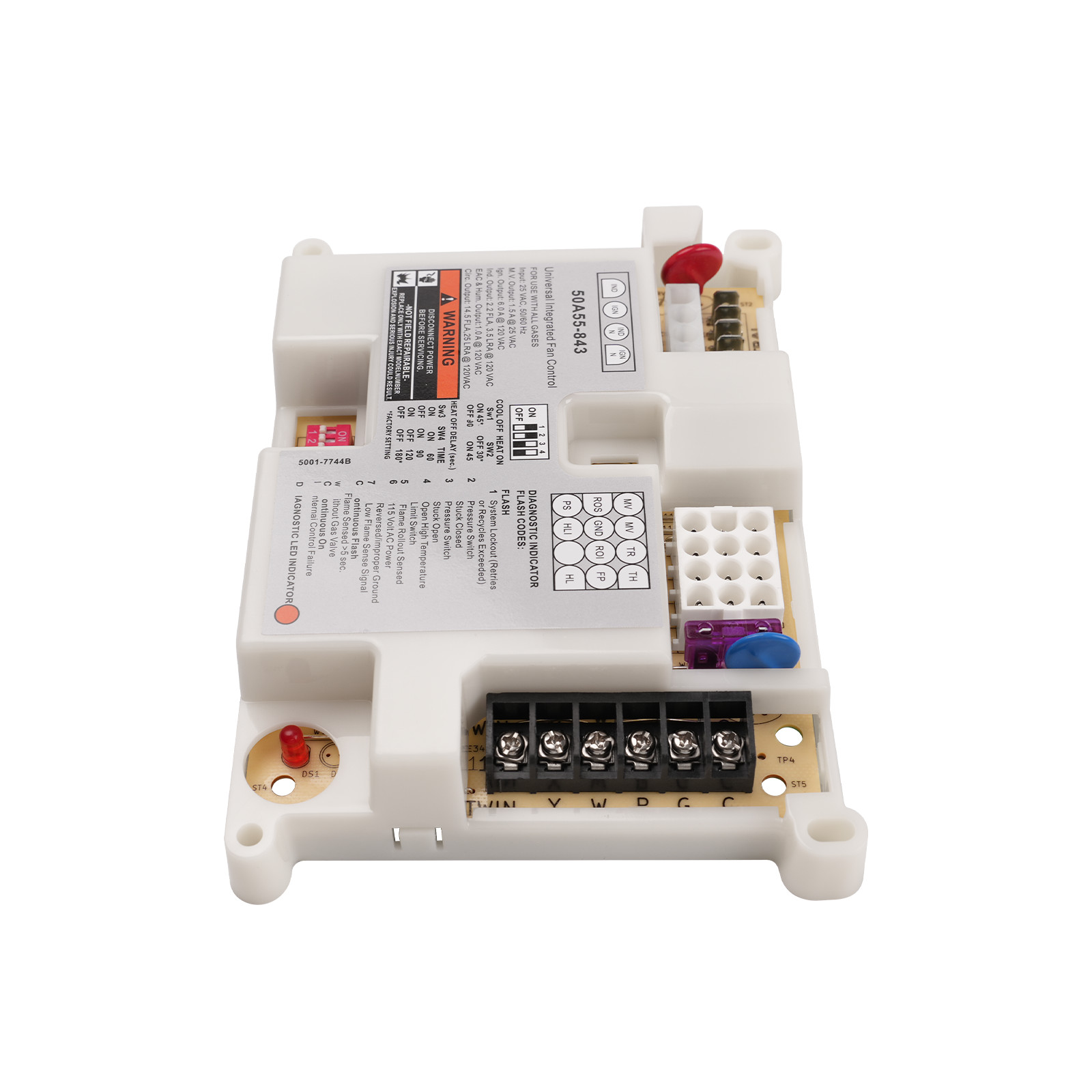50A55-843 Ignition Control Module Universal Integrated Furnace Control Board