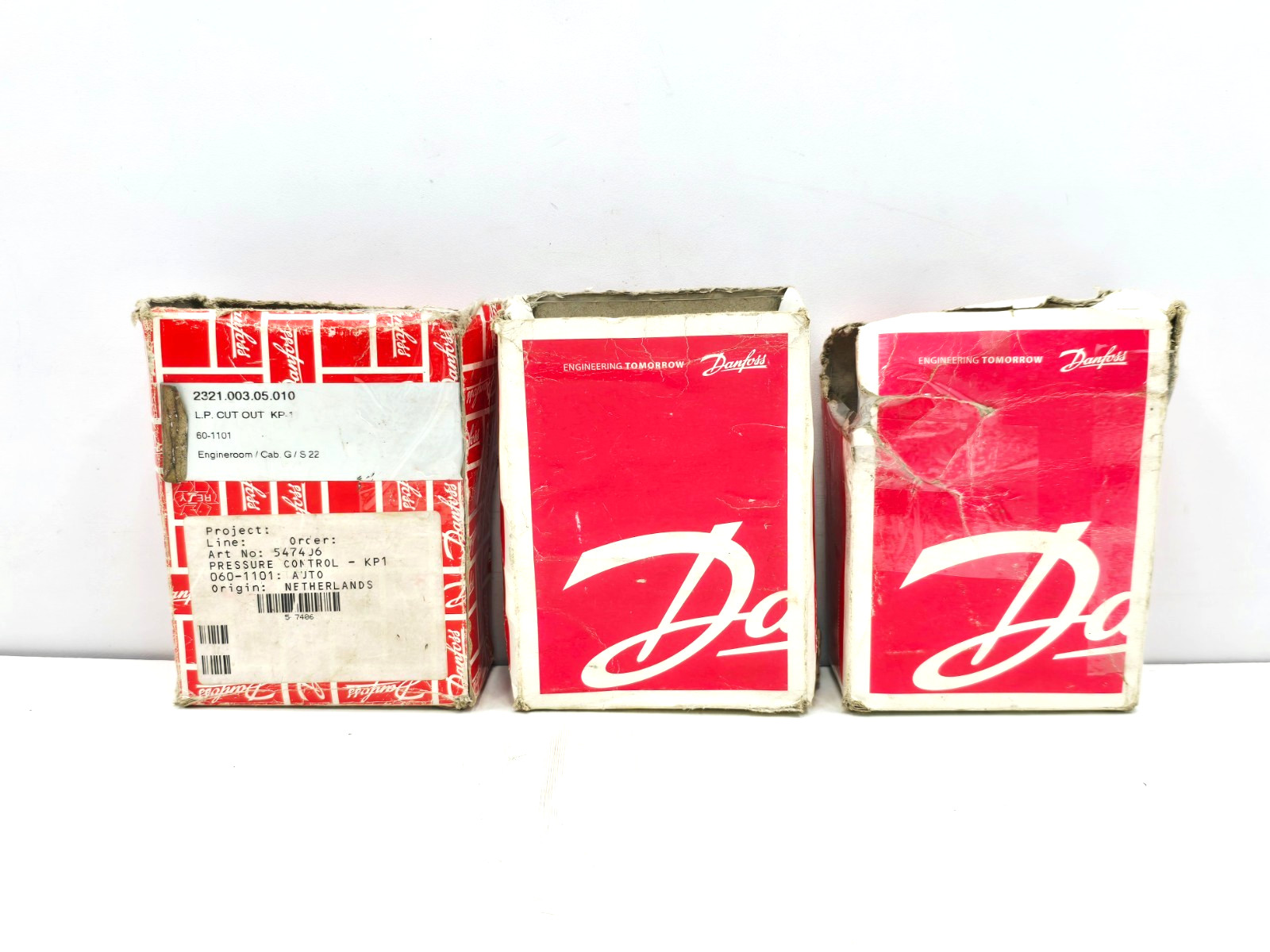 Danfoss KP1 060-110166 Low Pressure Control Switch Pack of 3