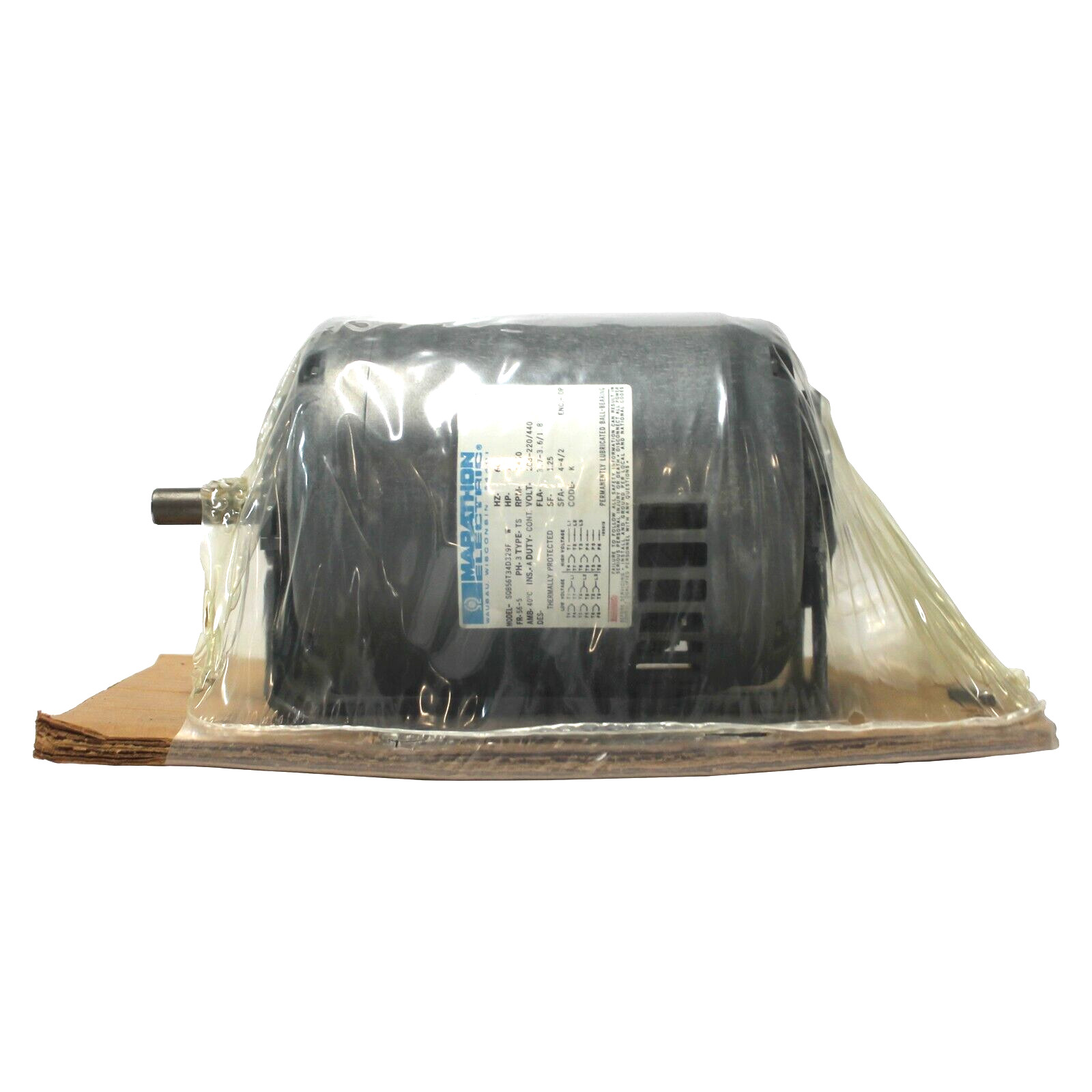 Marathon Electric SQB56T34D329F Motor, 1 HP / 3450 RPM