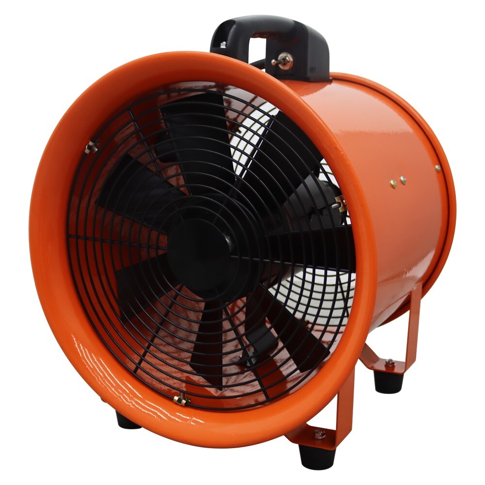 TECHTONGDA 12″ Electric Axial Fan Spray Booth Paint Fumes Blower 110V 77m³/min