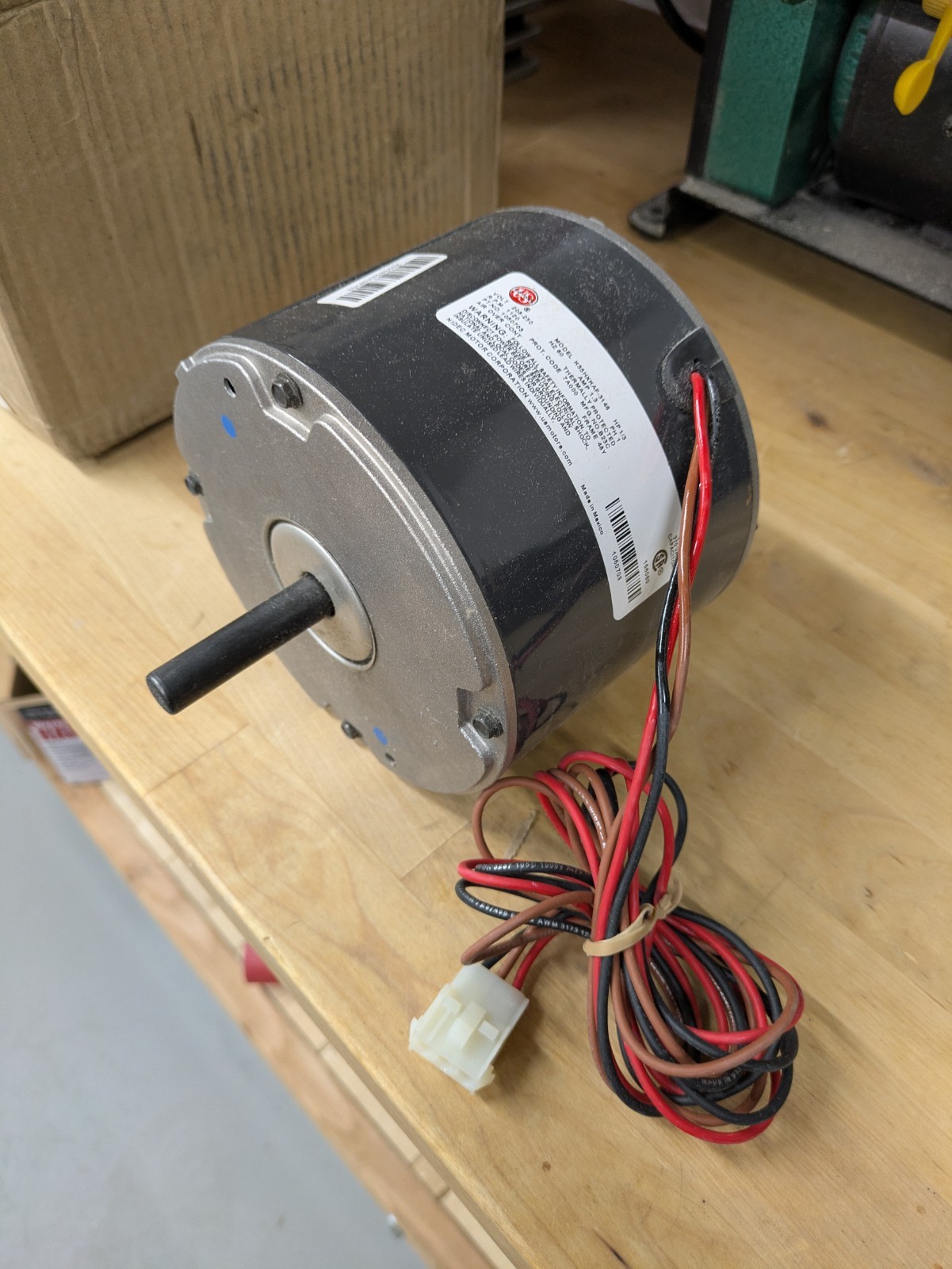 Fast OEM Parts 1050703 Direct Drive PSC Condenser Fan Motor 208-230V CW Lead End