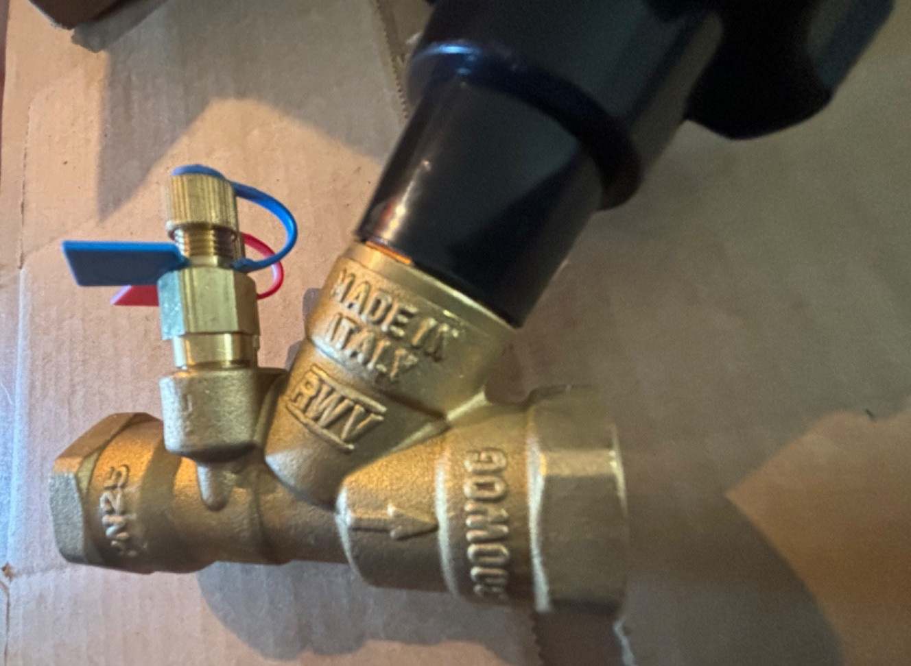 RWV Brass Fixed Orifice Static Balancing Valve 3/4 Female NPT 9517-3/4