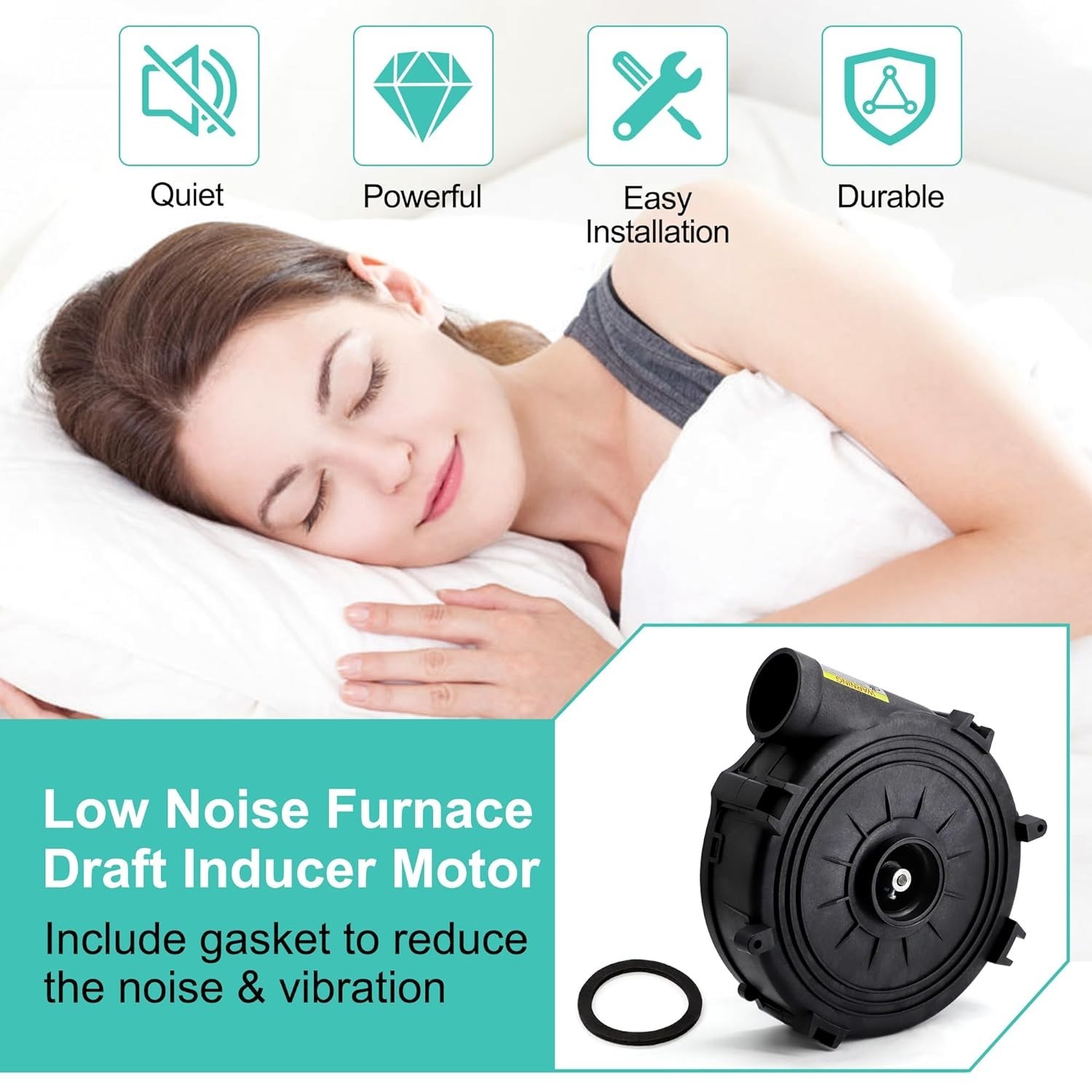 Furnace Draft Inducer Blower Motor For Goodman 0171M00001S FB-RFB501 115V AC