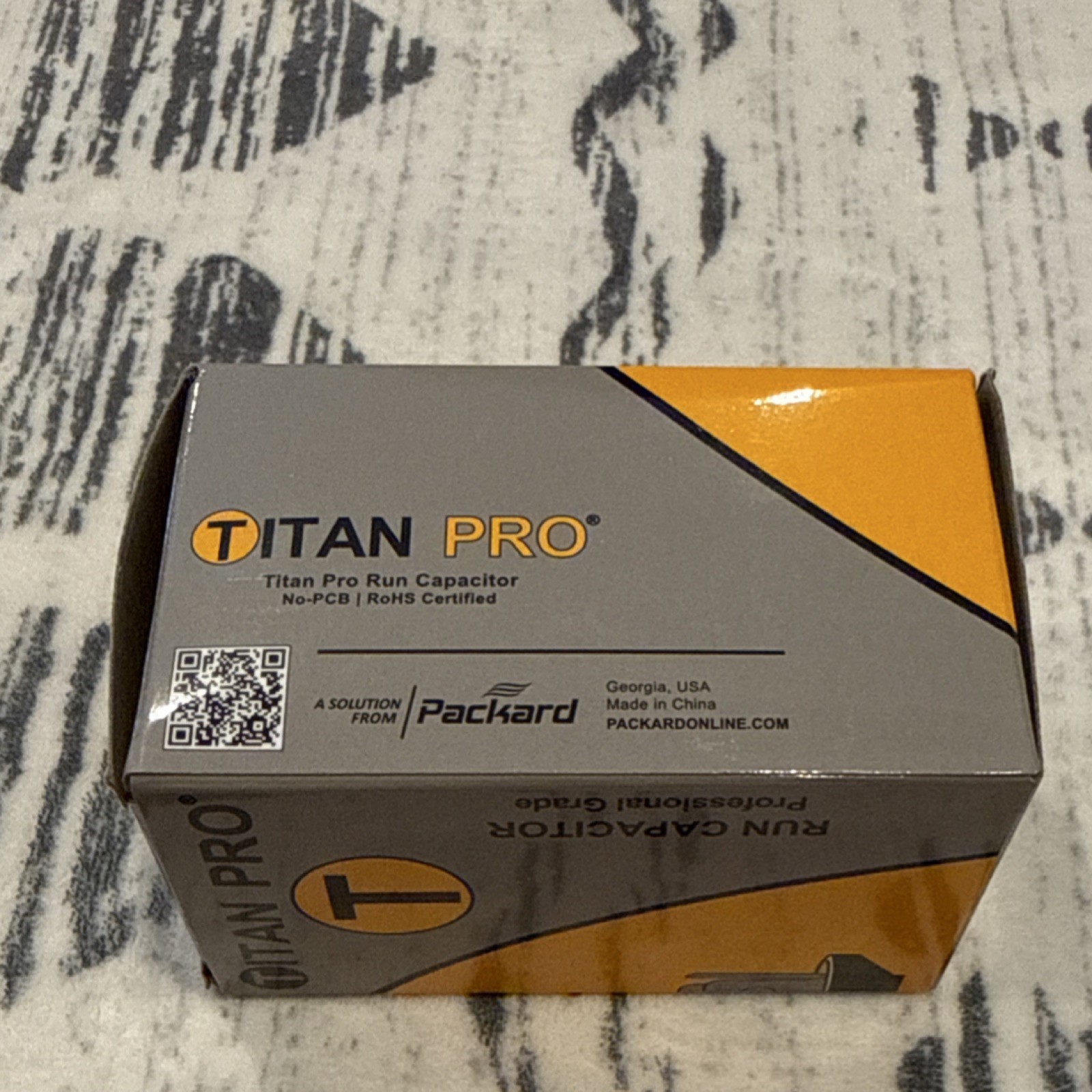 Titan Pro 40+5 uF Dual Run Capacitor Round 440/370V TRCFD405 HVAC AC