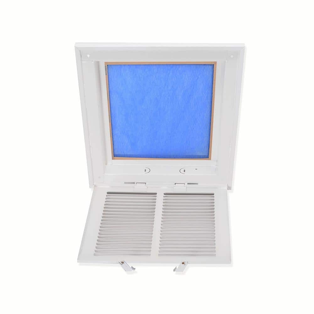 14 in. x 14 in. Steel Return Air Filter Grille for Wall or Ceiling Openings