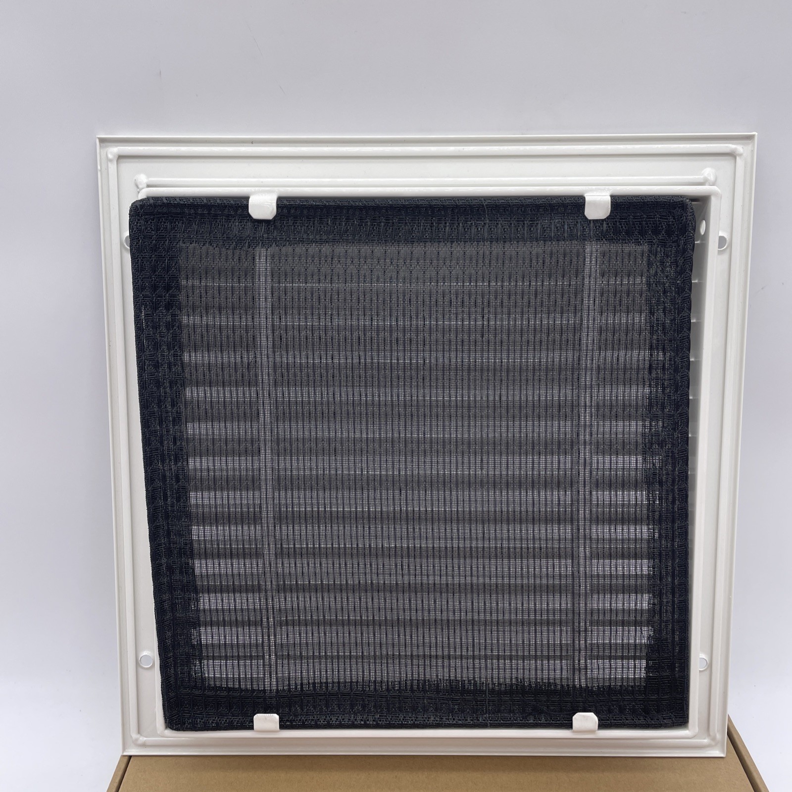 10” x 10” Air Return Grille Duct Opening Air Vent Cover with Pre- Filter, White