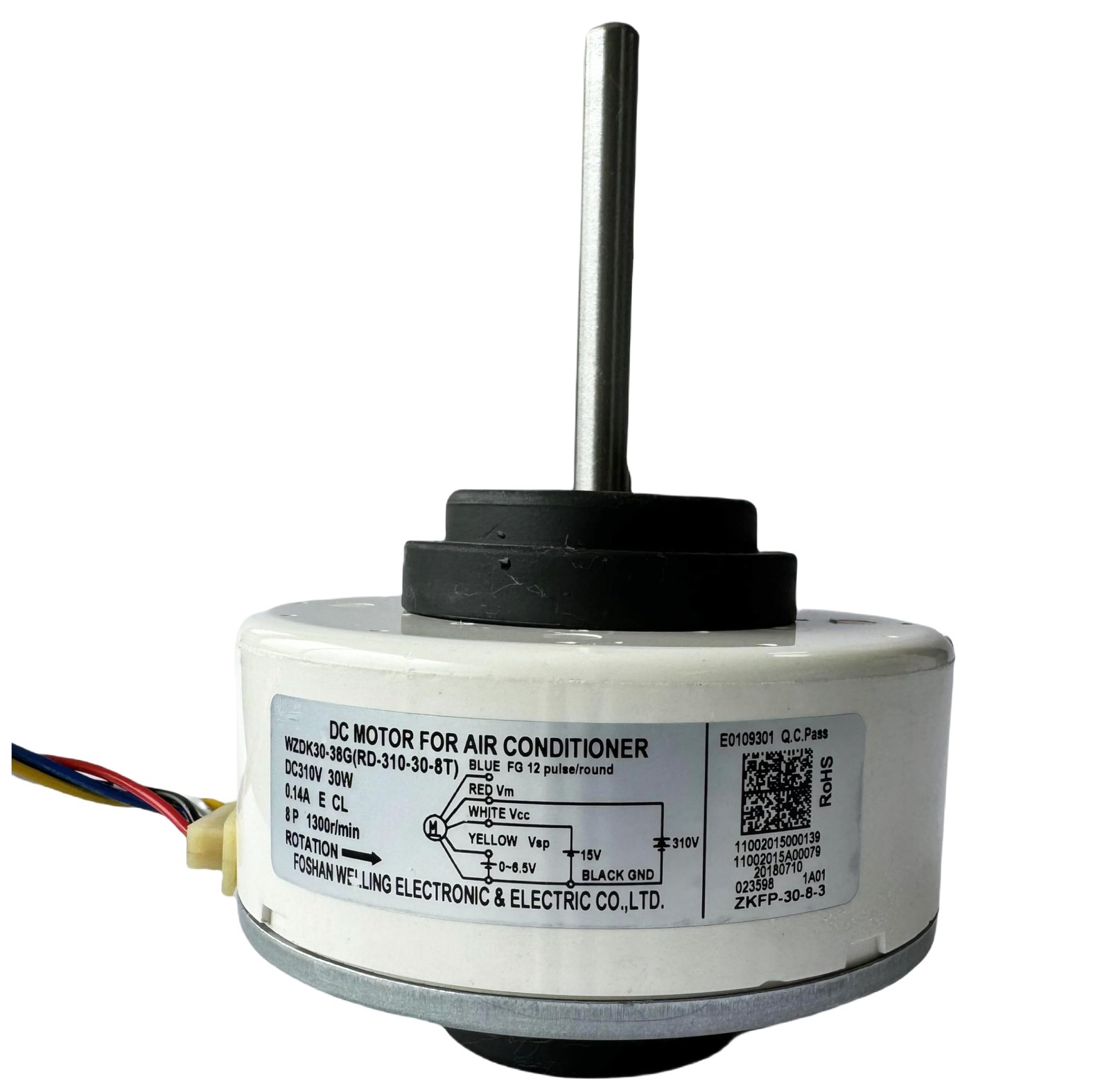 NEW Air Conditioning Motor (OEM) WZDK30-38G (RD-310-30-8T) DC Brushless Fan…