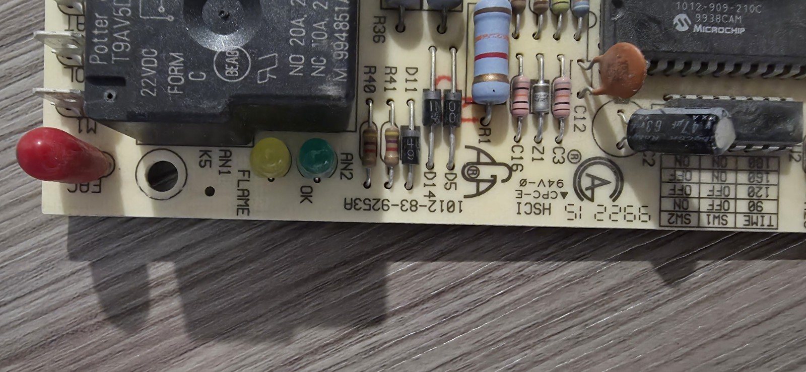 Rheem Replacement Furnace Control Board (62-24268-01)
