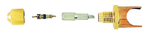 C&D Braze-On Self-Piercing Copper Saddle Valve for 3/8″ Tube CD5538 Package of 6