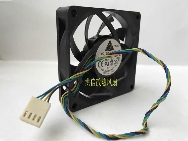 1PCS Delta AFB0712HHB DC12V 0.45A 4-Pin PWM Ball Cooling Fan