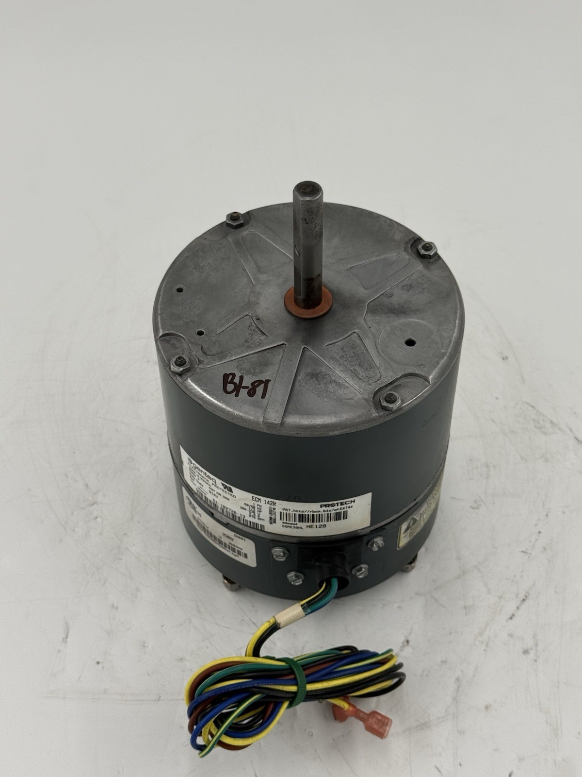 Genteq 1/3HP Condenser Motor 51-102728-13 5SME39HLHE128 870RPM CCWLE Rheem Ruud