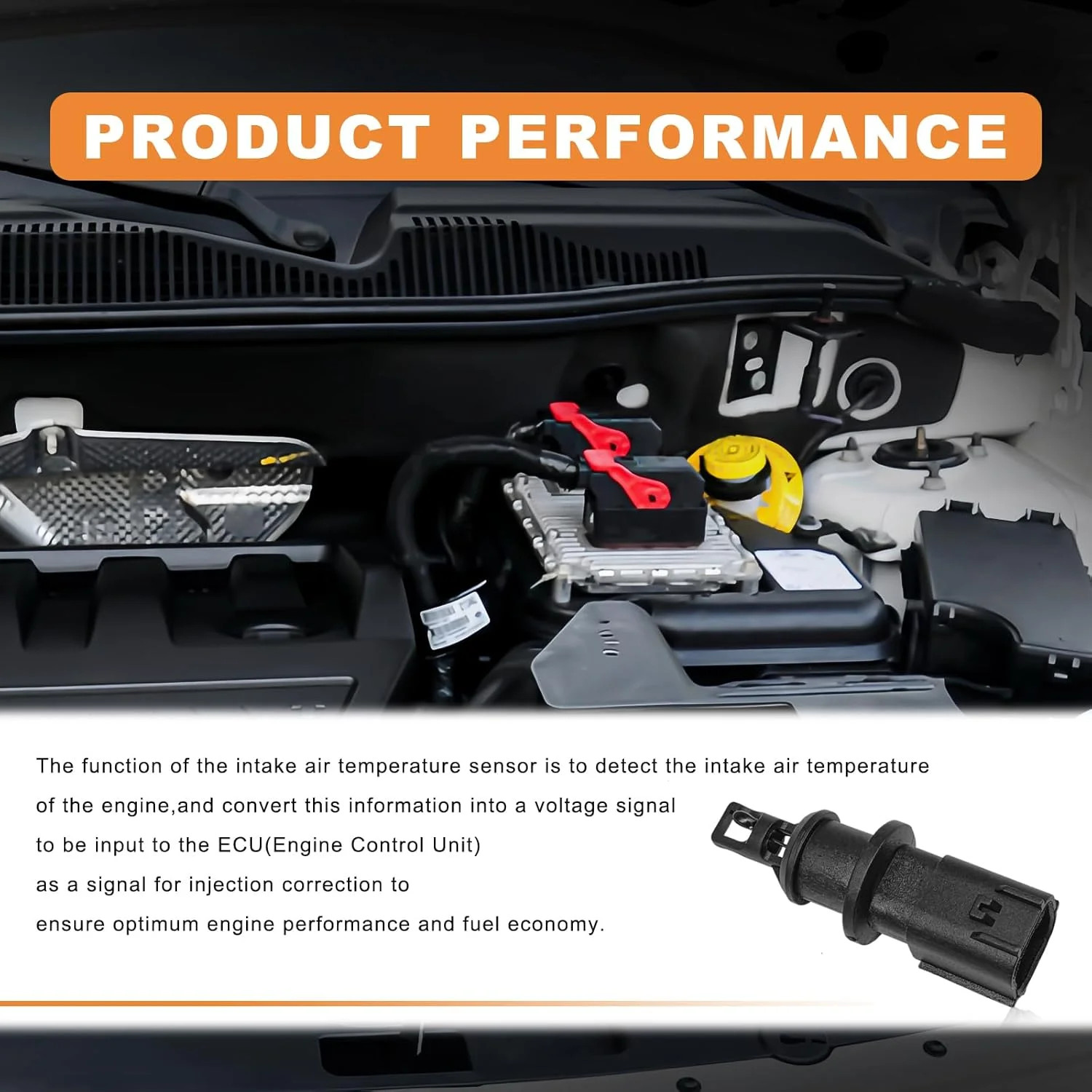Air Intake Charge Temperature Sensor Compatible with Chrysler, Dodge, Jeep IA…