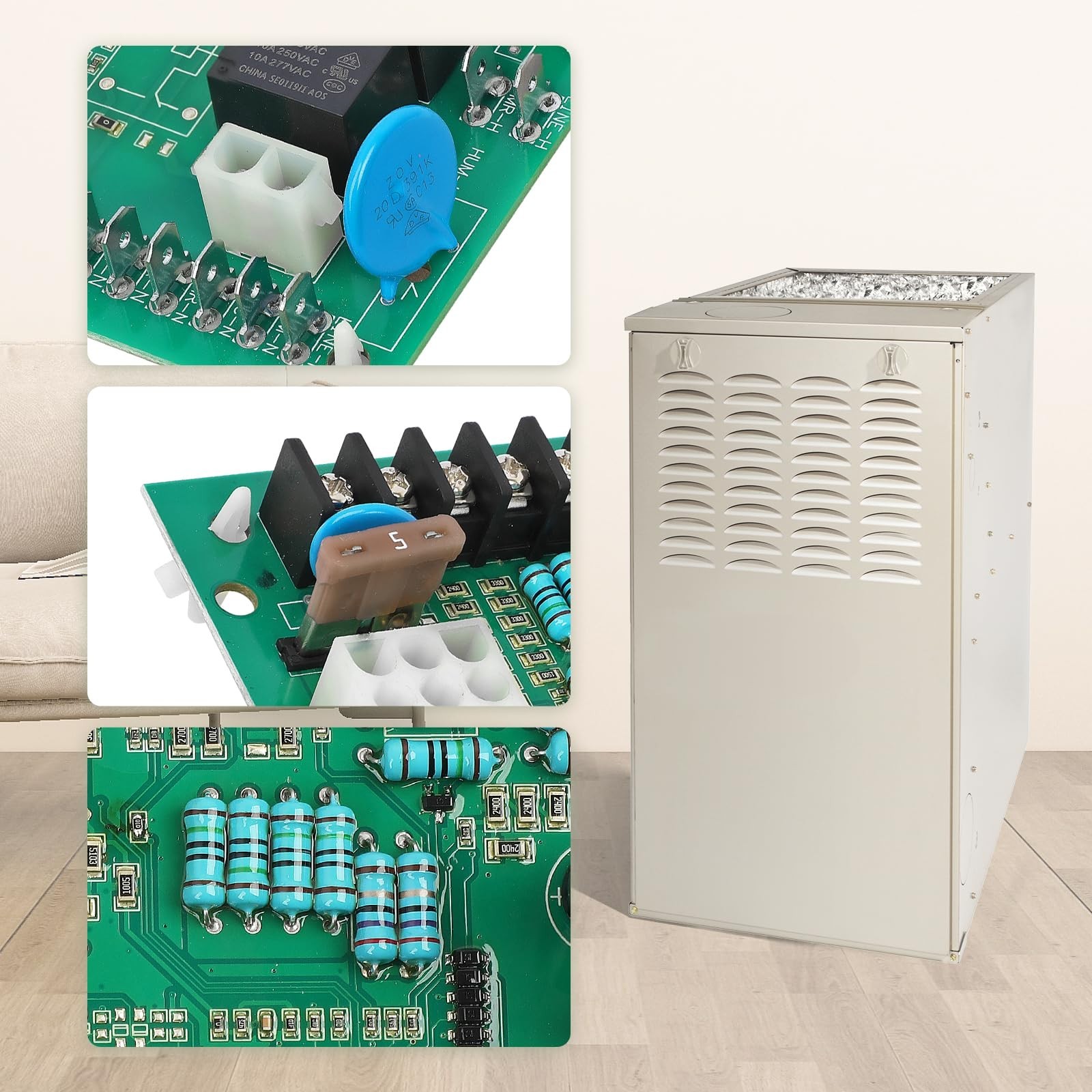 Furnace Control Circuit Board Replacement 50A55-743 for Goodman Amana Models