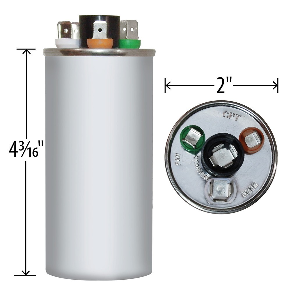 USA2226BA 35 + 3.0 MFD 370 or 440VAC 50-60 HZ # RA2000/37-44(356+305)