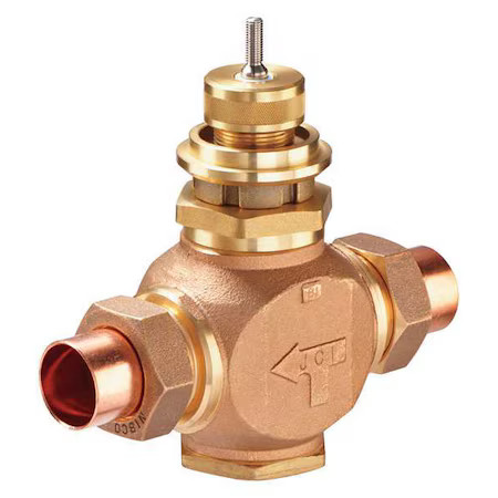Johnson Controls Vg7251gt Hydronic Globe Valve, Two-Way, 1/2 In