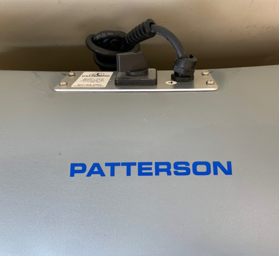 PATTERSON DB-B STANDARD DUTY INDUSTRIAL CEILING FAN, 460 VAC, 55KR40, NEW!