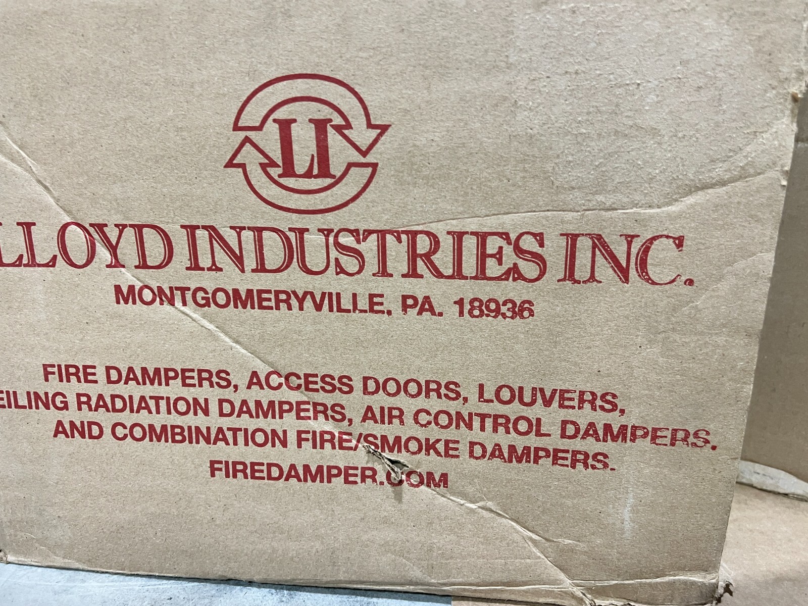 Lloyd 75A 16×10 Fire Damper 1.5 Hr UL Thin-Line 2″ Deep Low Profile HVAC NEW
