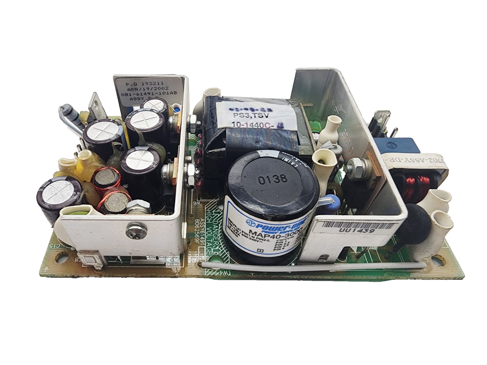 Tuv LR38879 Power Supply POWER SUPPLY 80-265VAC 50/60A 375W/VDC-MAX