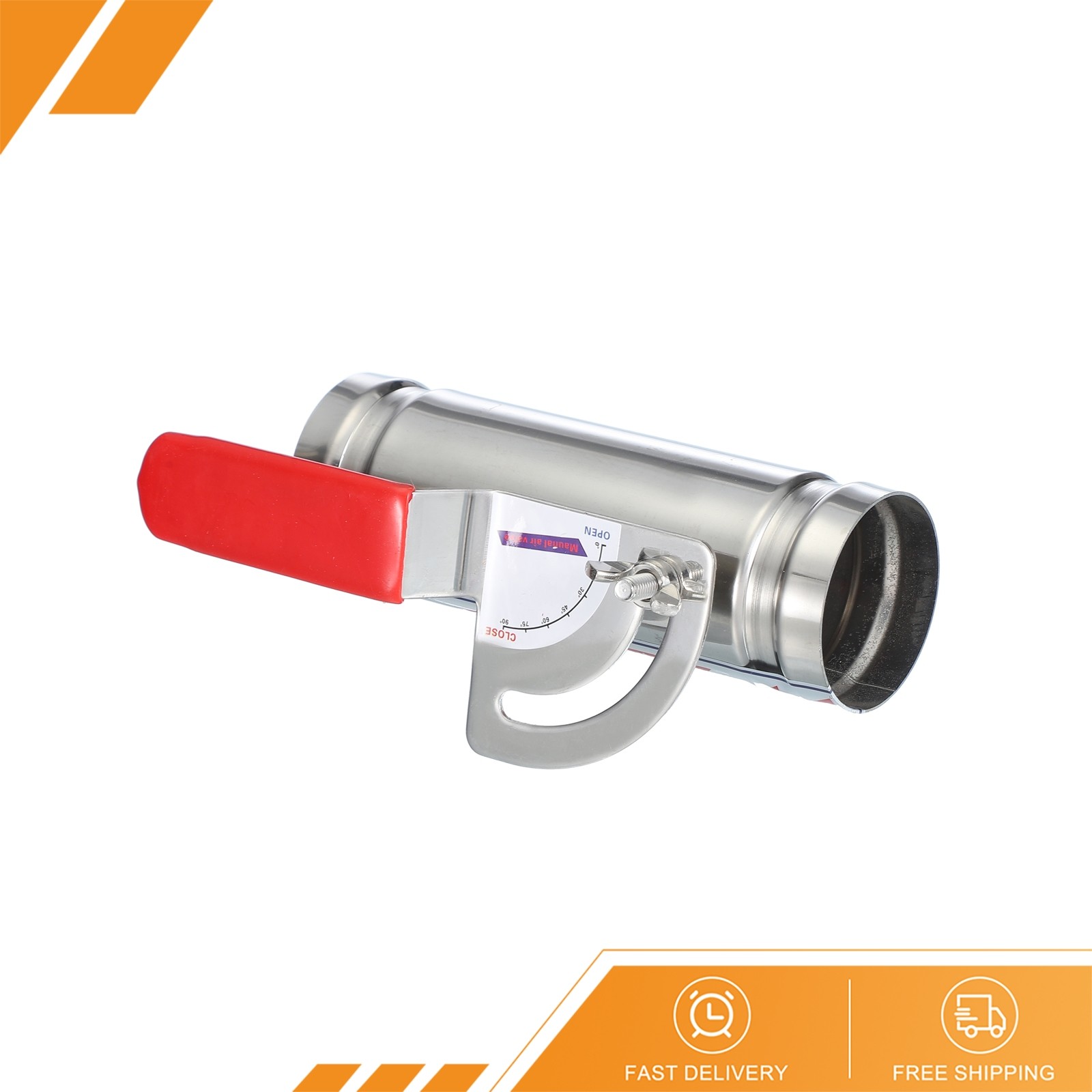 HVAC Duct Manual Volume Backdraft Damper 2″ Airflow Branch Vent Damper