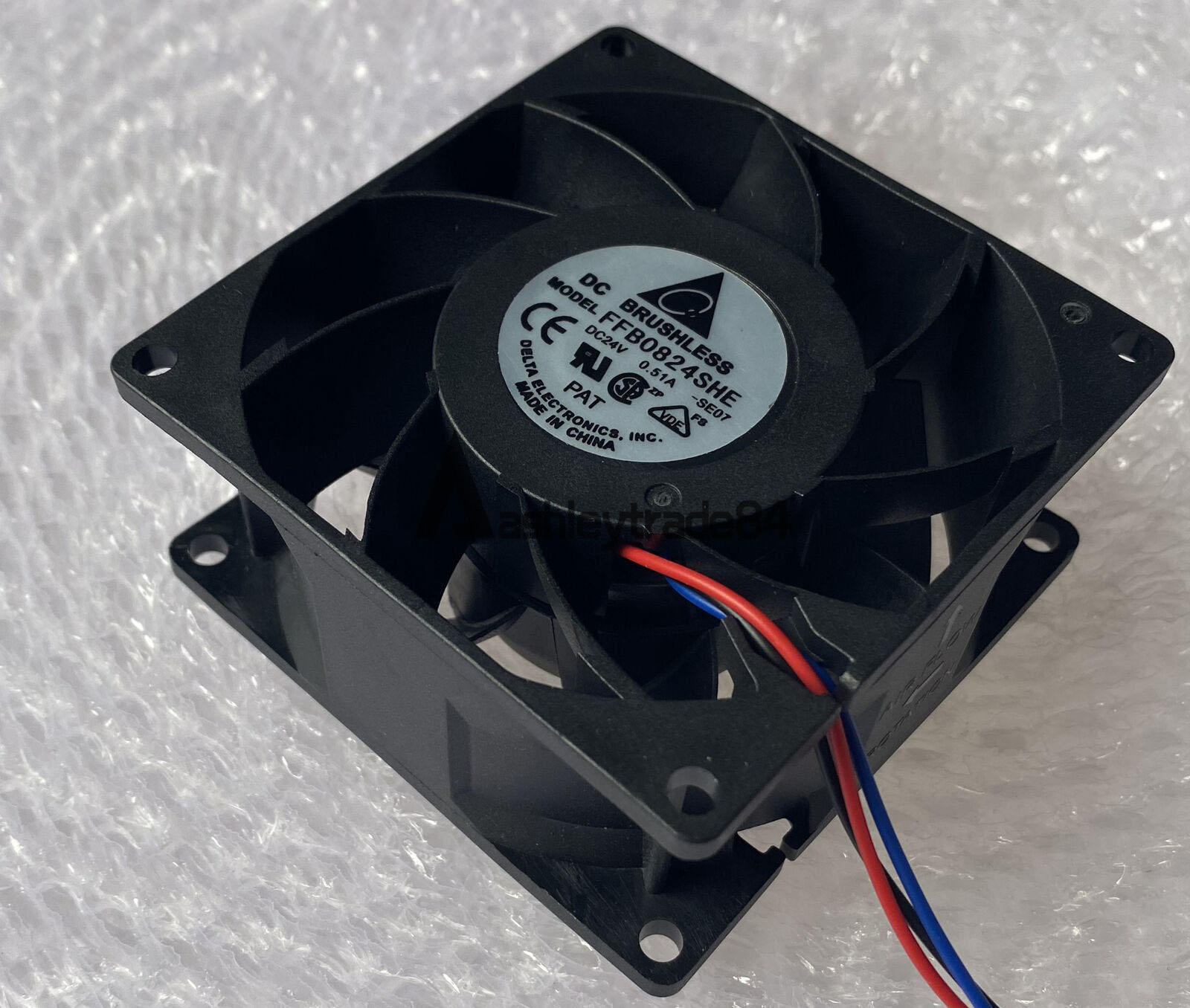 New Delta FFB0824EHE/VHE/SHE industrial cooling fan 8CM 8038 24V inverter