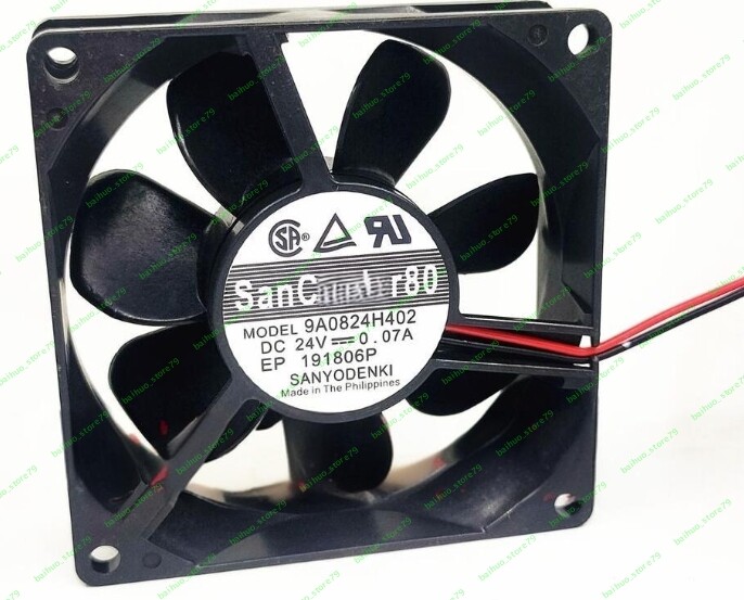24V 0.07A 8cm silent cooling fan 9A0824H402 1PCS