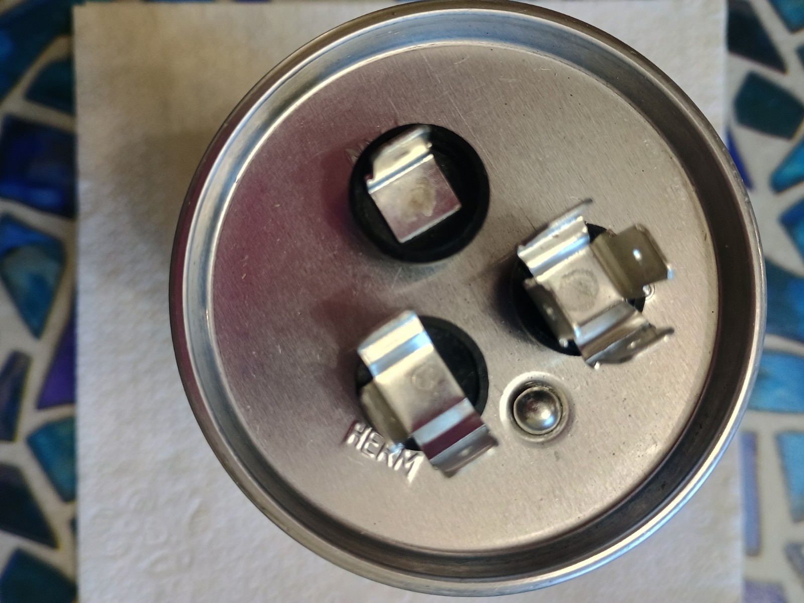 Titan Pro Motor Run Capacitor TRCFD4075 40+7.5mfd 440/370 vac professional grade