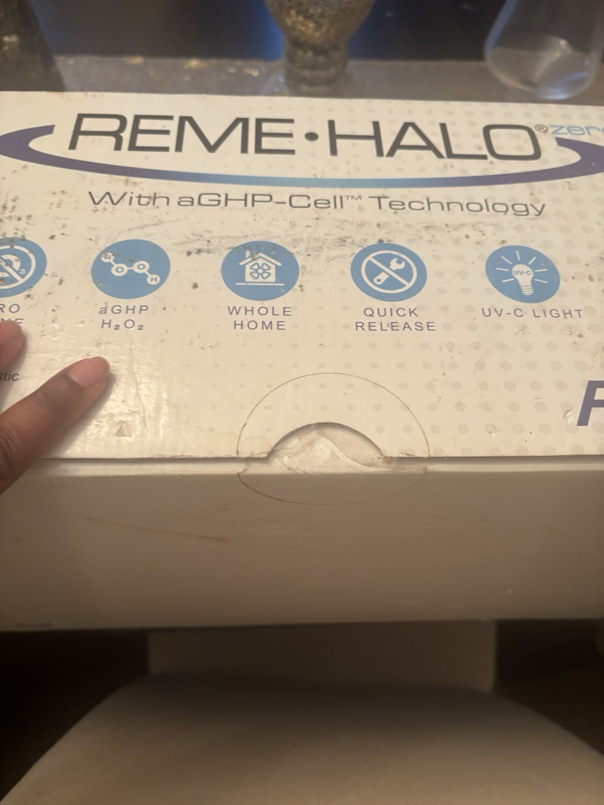 RGF REME HALO Zero Ducted Air Purifier UV-C Light Zero Ozone Ionization