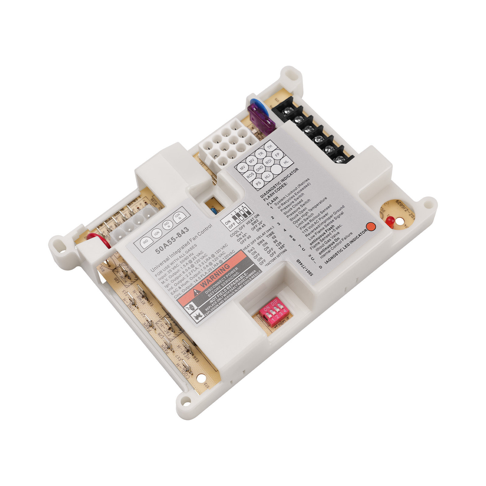 50A55-843 Ignition Control Module Universal Integrated Furnace Control Board NEW