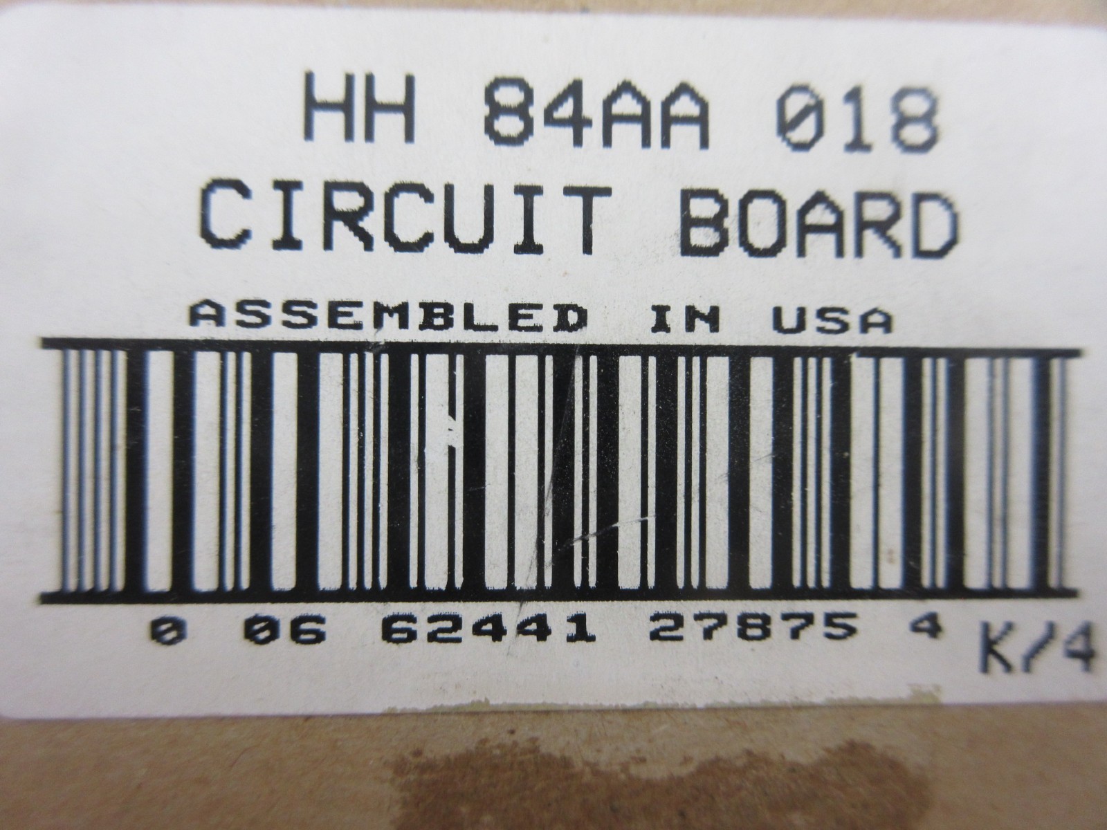 CARRIER BRYANT PAYNE HH84AA018 CONTROL BOARD