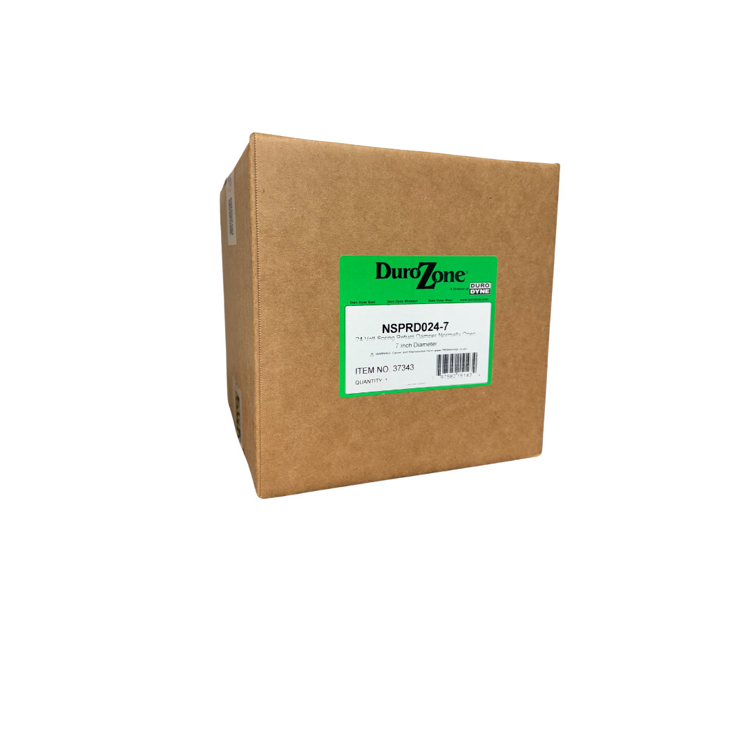 7″ DuroZone HVAC Motorized Electric Zone Control 24ac Power Damper Dampner NSPRD