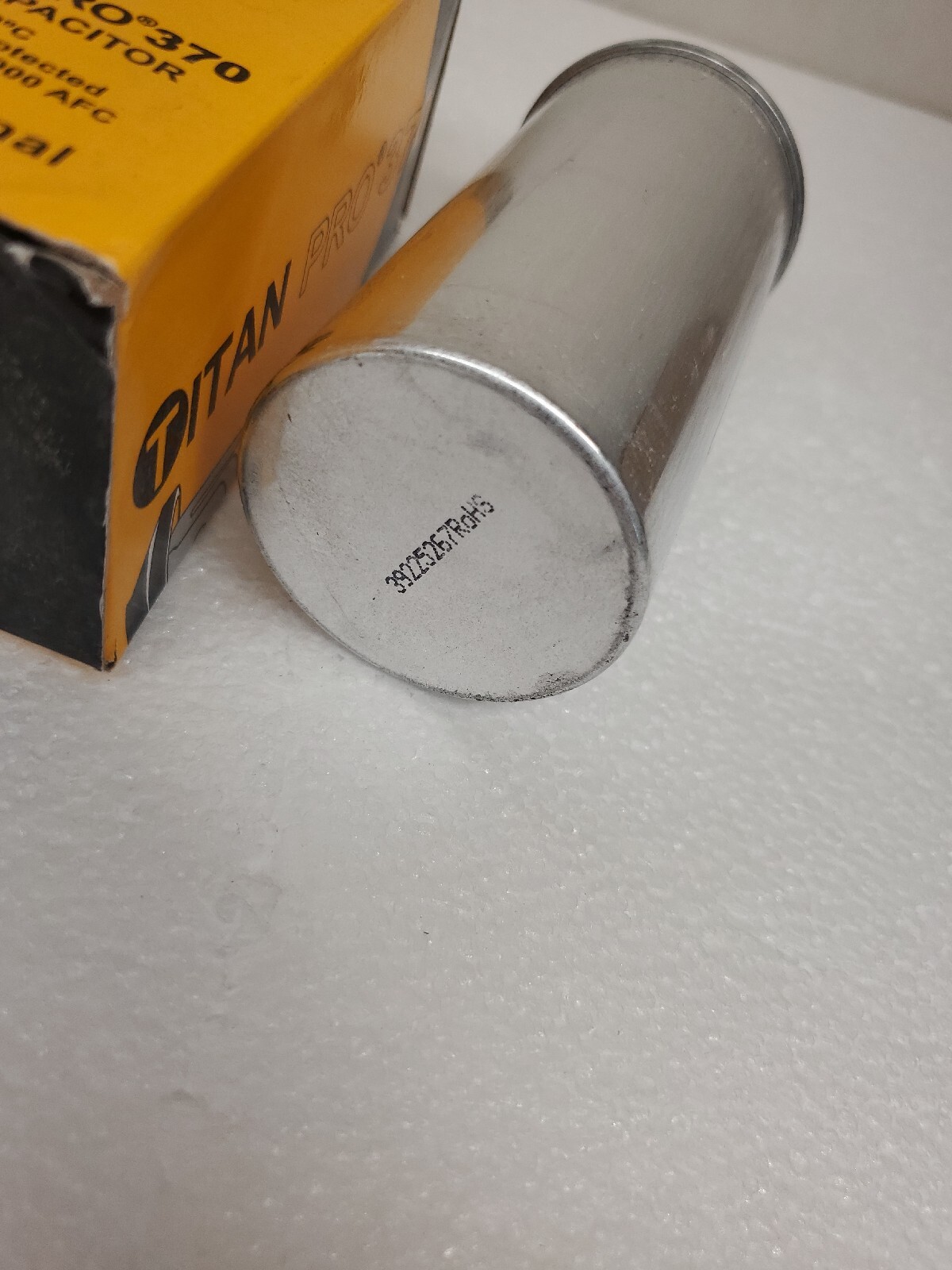 45+5 MFD TITAN PRO 370 TRCD455 HVAC Round Motor Run Capacitor 45/5 MFD 370VAC