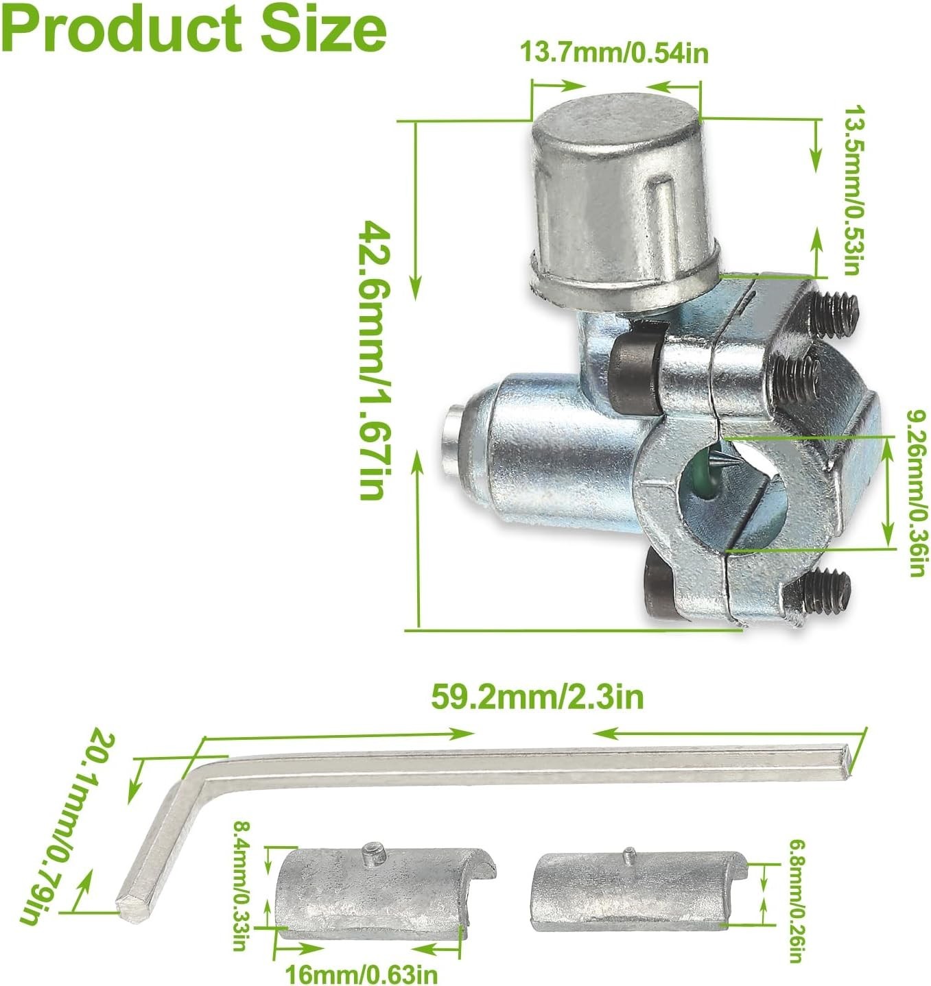 BPV-31 Refrigerator Tap Valve Piercing Valve Kit is fit for 1/4 inch, 5/16 in…